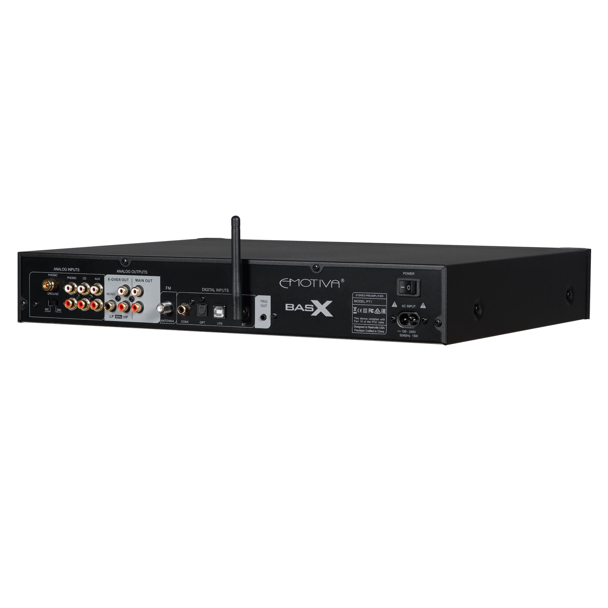 Emotiva BasX PT1 - Stereo Preamplifier/DAC/Tuner - AVStore