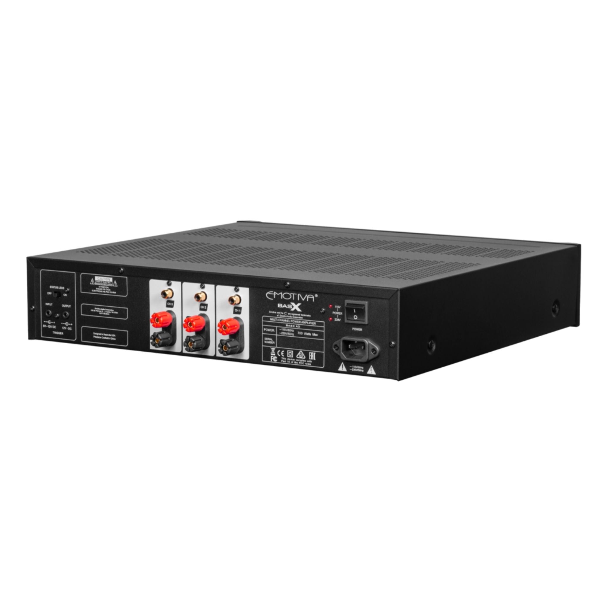 Emotiva BasX A3 - 3 Channel Power Amplifier - AVStore