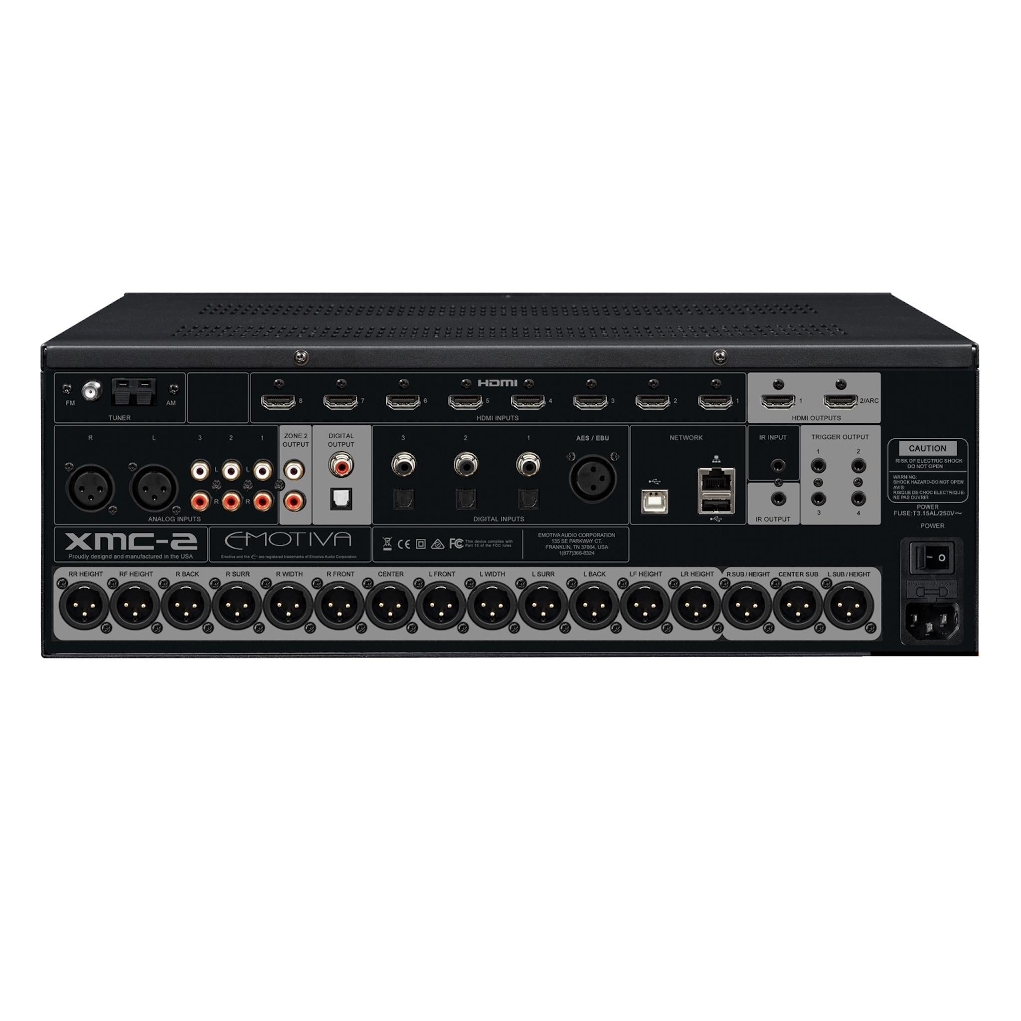 Emotiva XMC-2 - 16 Channel AV Preamp Processor - AVStore