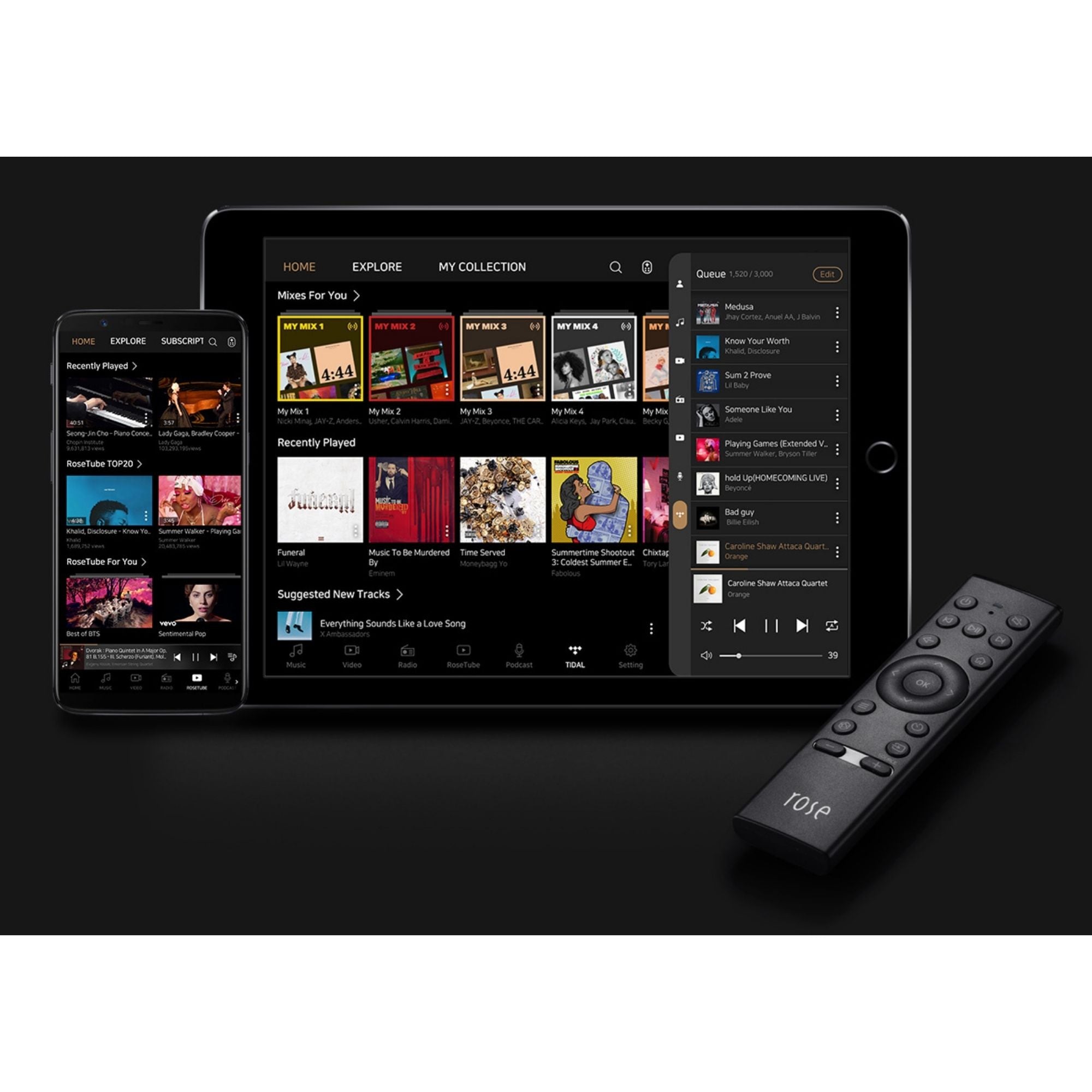 HiFi Rose RS150 - Network Streamer - Black - AVStore