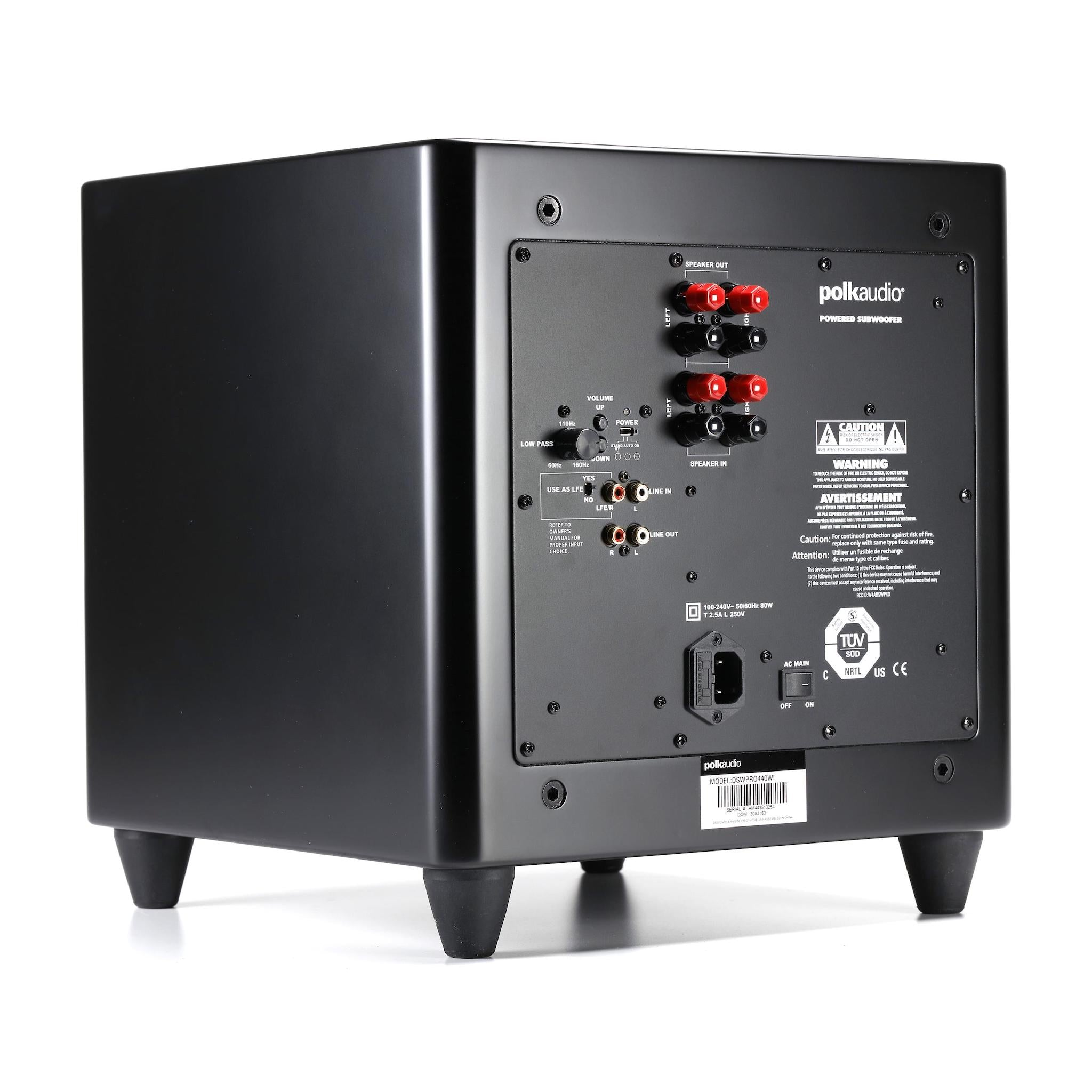 Polk Audio DSW PRO 550 - 10" Active Subwoofer - AVStore