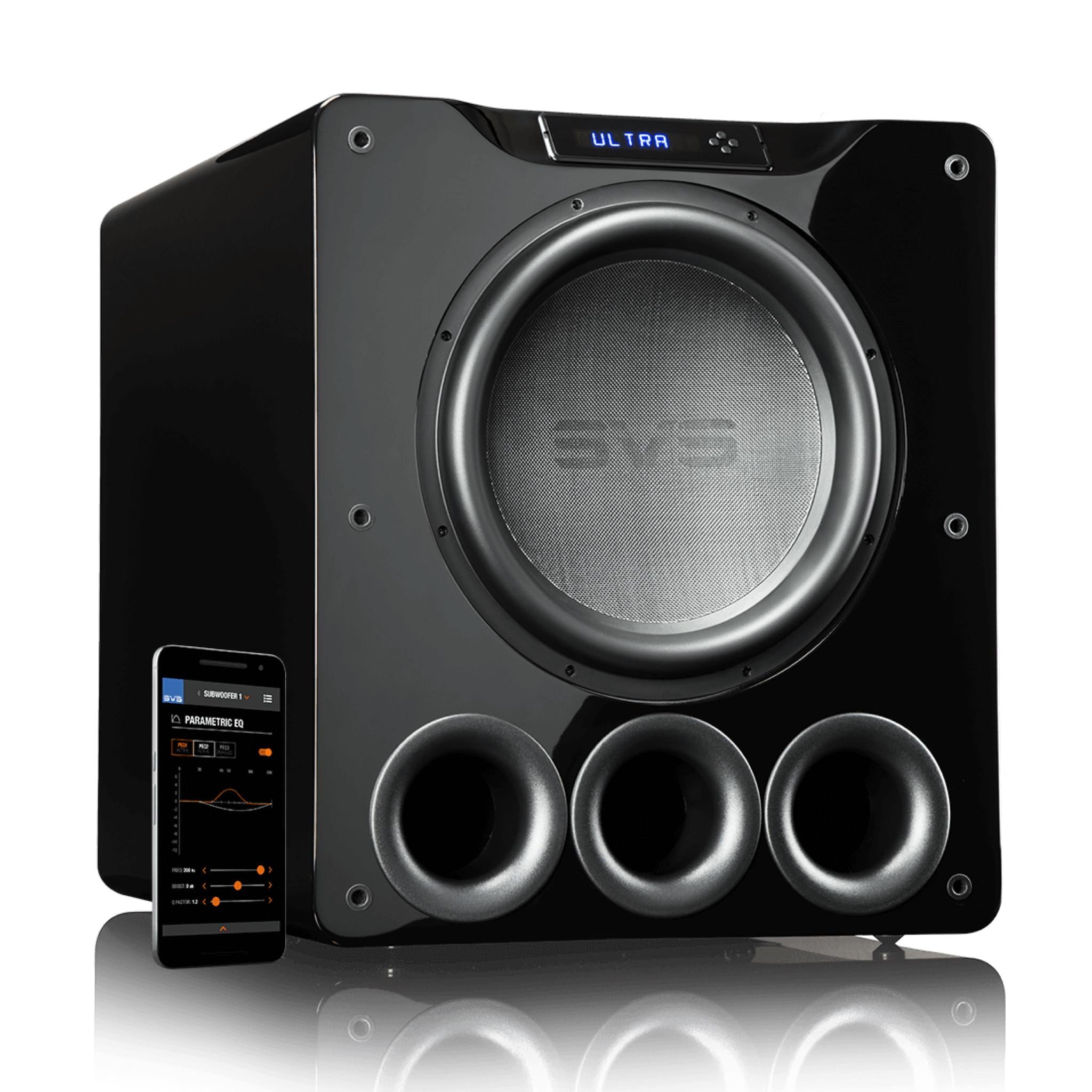 SVS Sound PB-16 Ultra - Active Subwoofer - Piano Gloss Black - AVStore