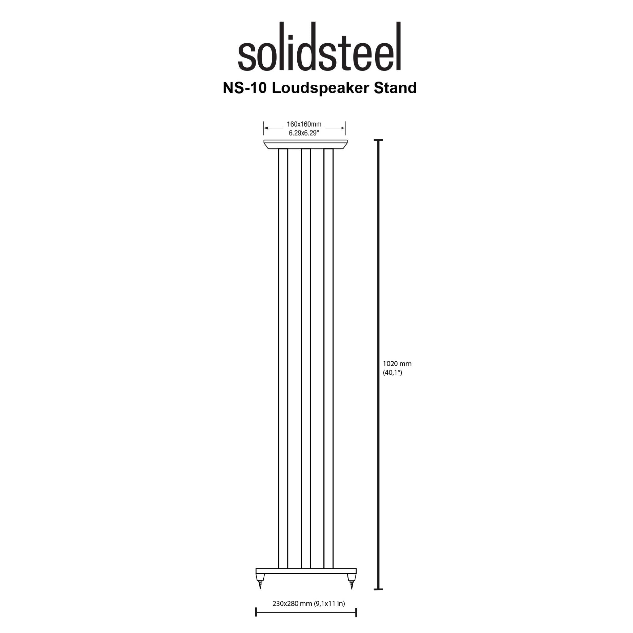 Solidsteel NS Series - HiFi Speaker Stands - AVStore