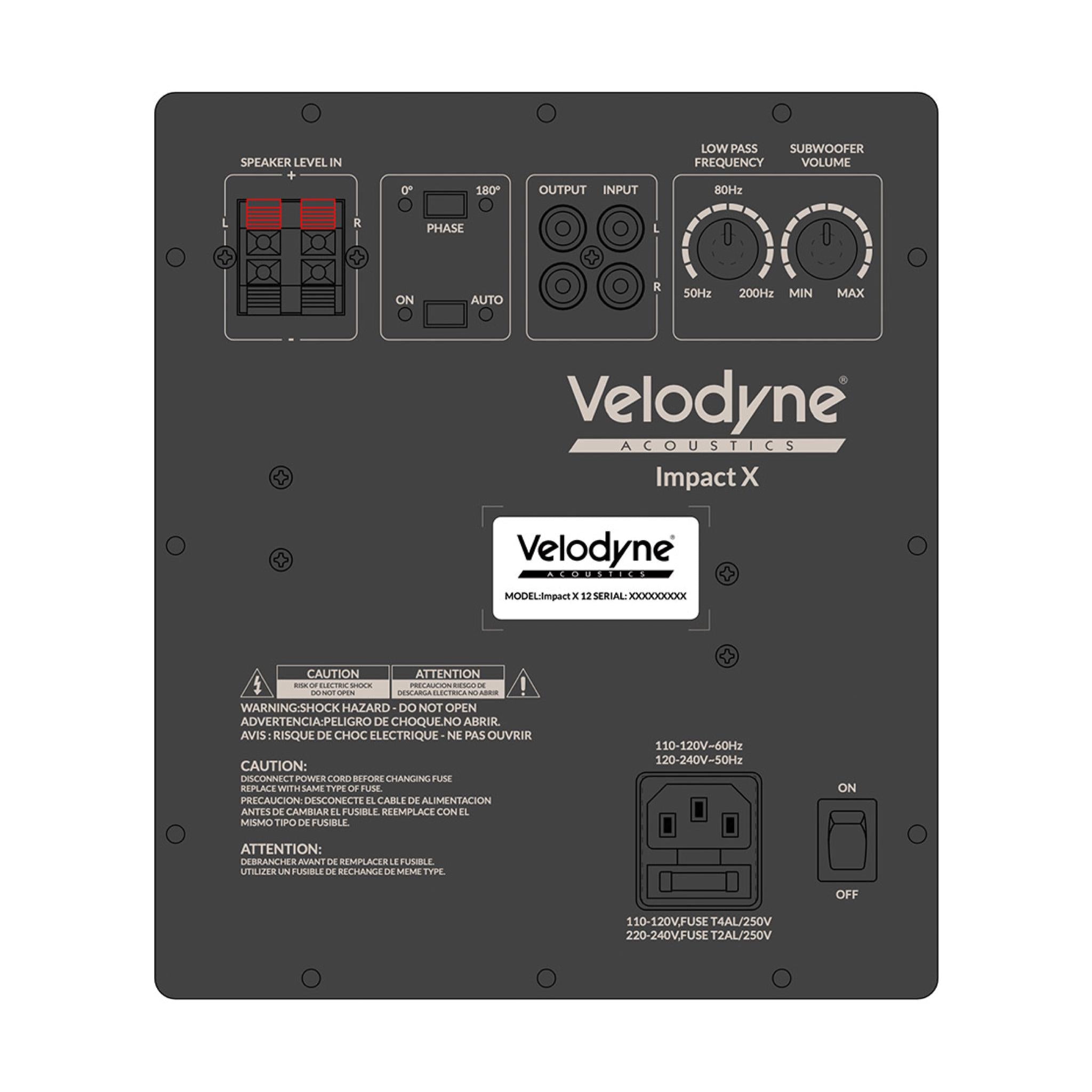 Velodyne Acoustics Impact X 12 - Active Subwoofer - AVStore