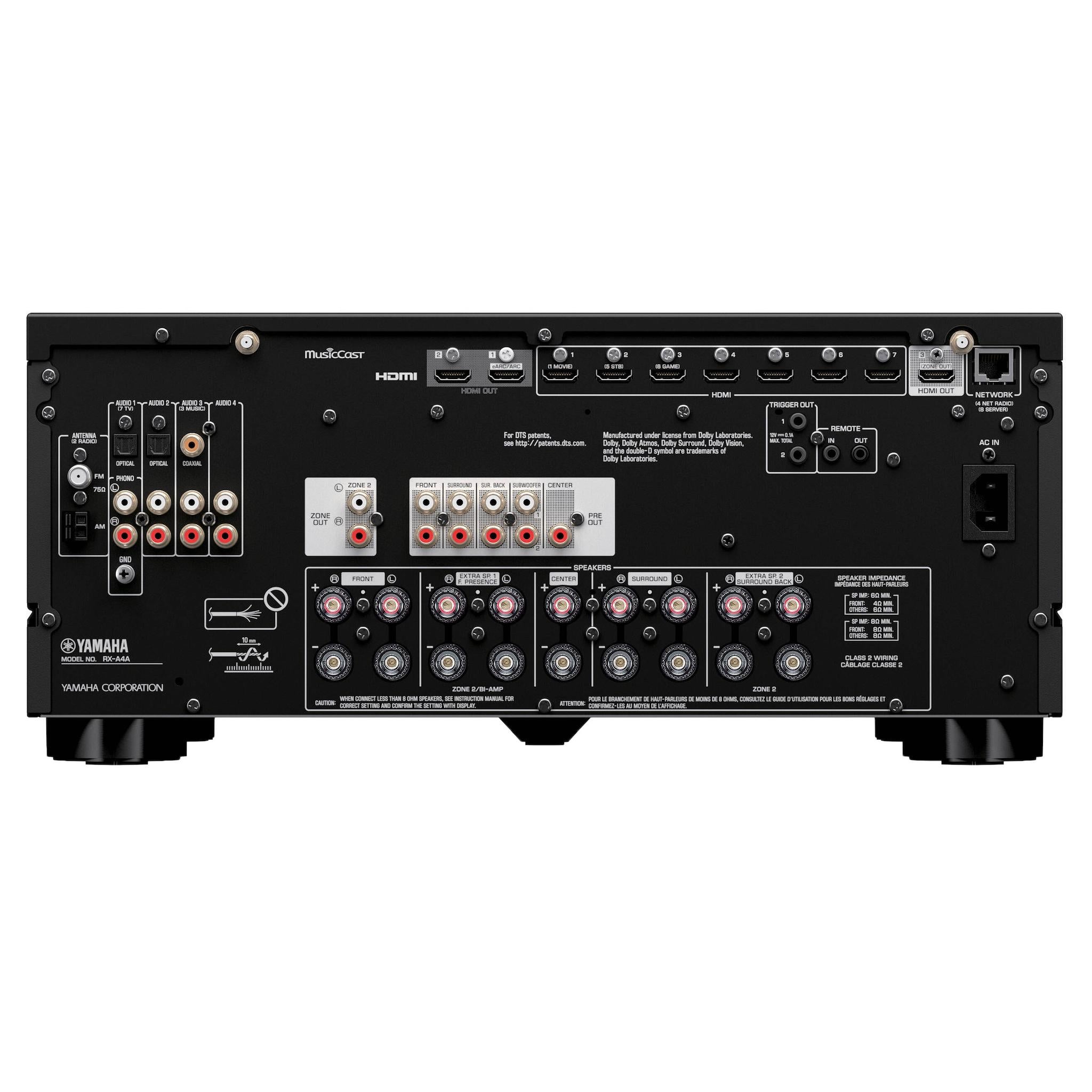 Yamaha AVENTAGE RX-A4A - 7.2 Channel AV Receiver - AVStore