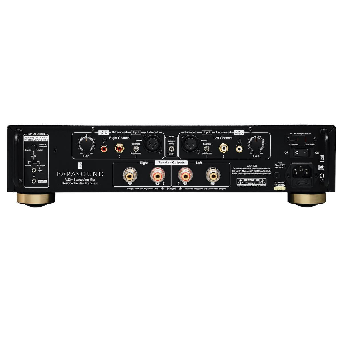 ParaSound Halo A23+ Stereo Power Amplifier - AVStore