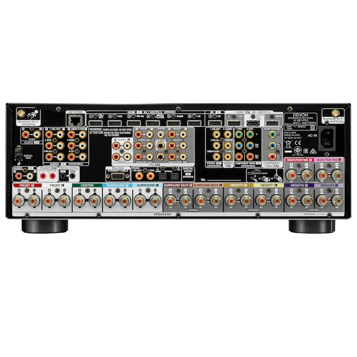 Denon AVC-X6700H - 11.2 Channel AV Receiver - AVStore