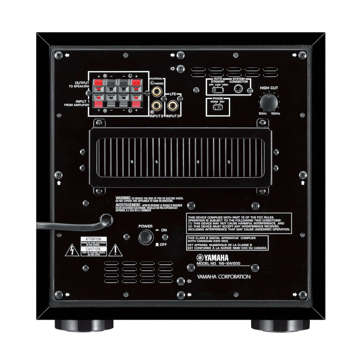 Yamaha NS-SW200 - Active Subwoofer - AVStore