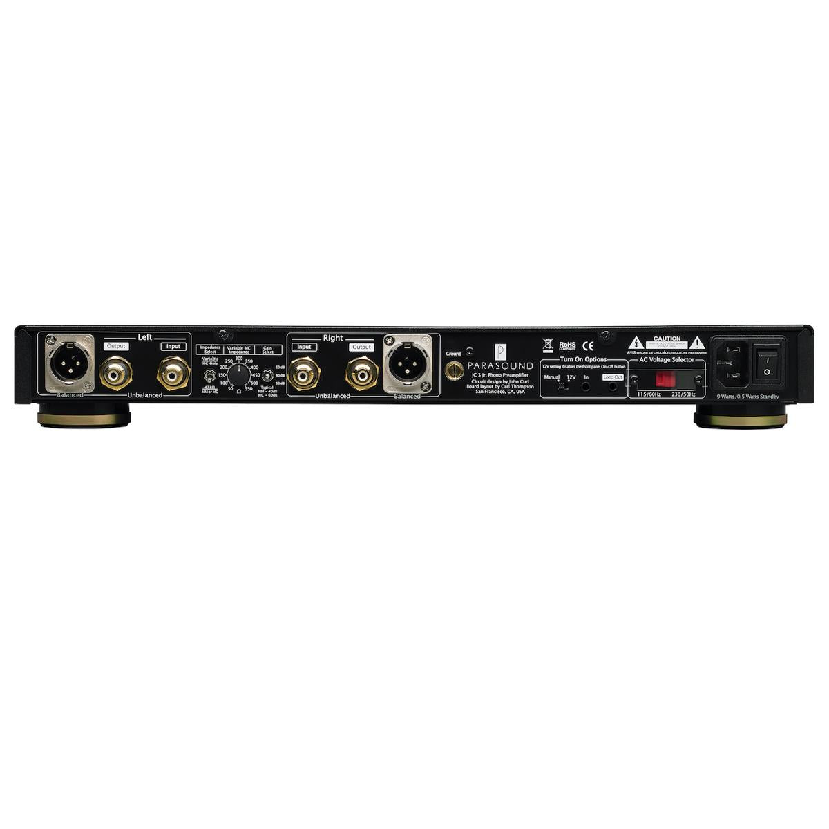 Parasound Halo JC3 Jr. Phono Preamplifier - AVStore