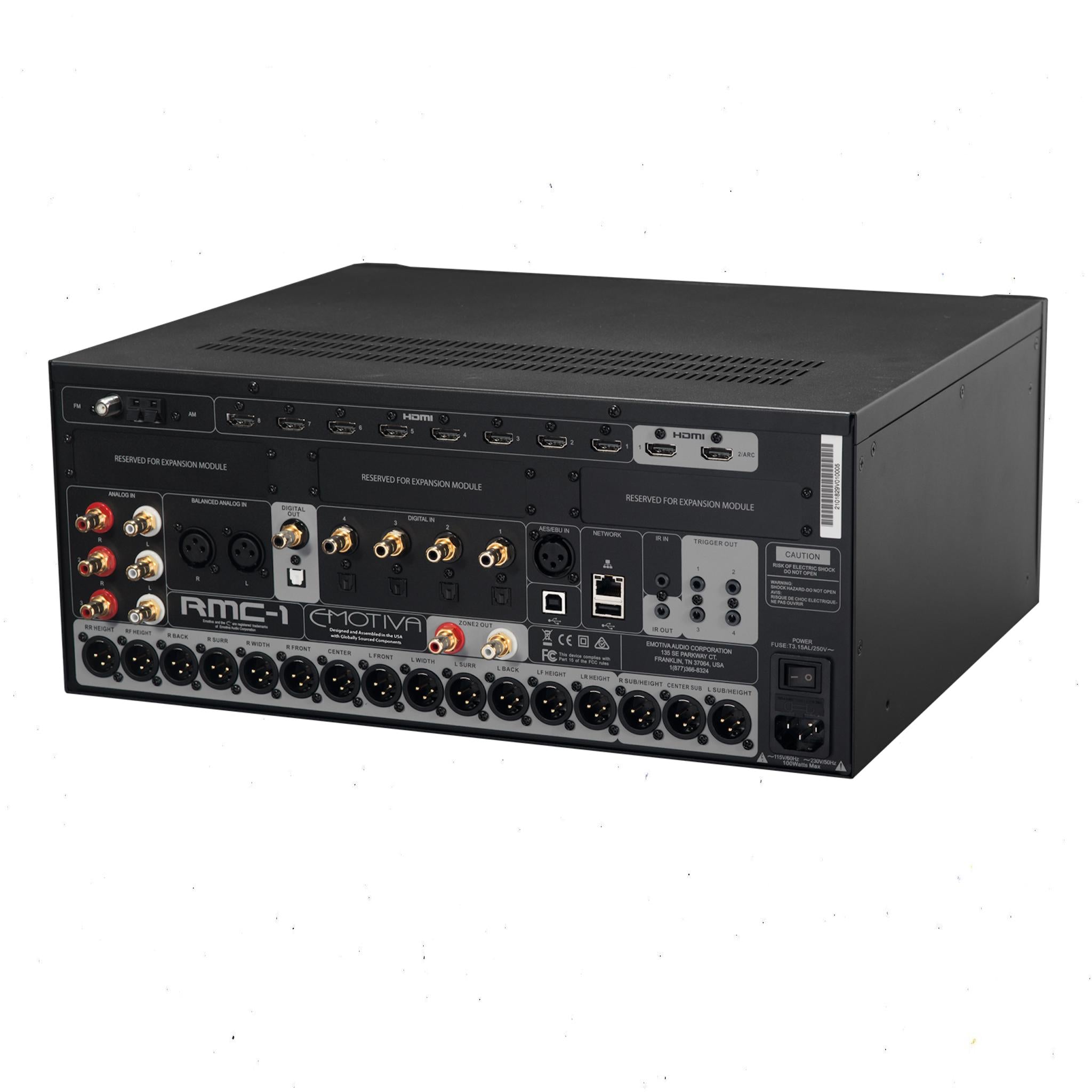 Emotiva RMC-1 - 16 Channel Dolby Atmos & DTS:X Cinema Processor - AVStore
