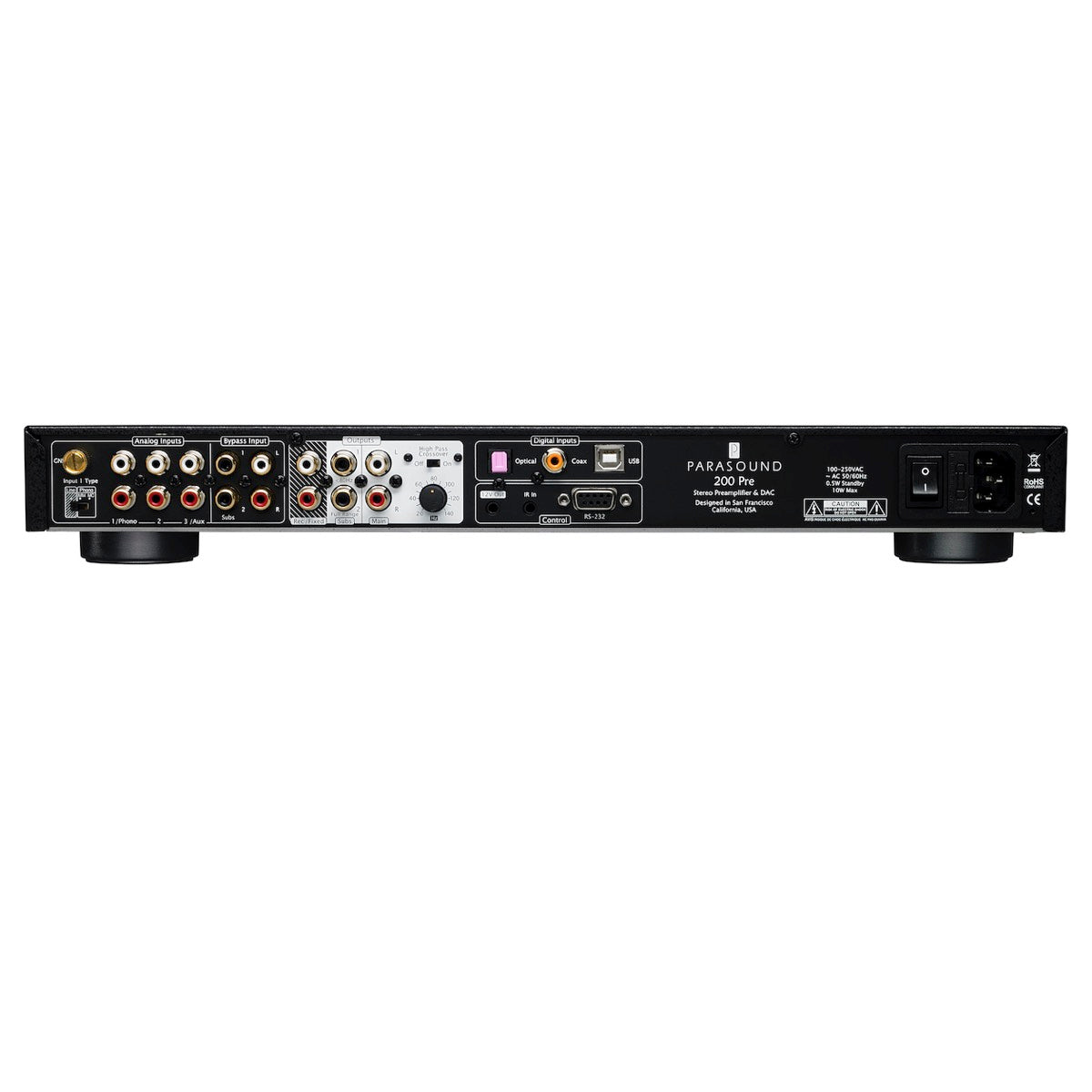 ParaSound NewClassic 200 Pre - Stereo Preamplifier & DAC - AVStore