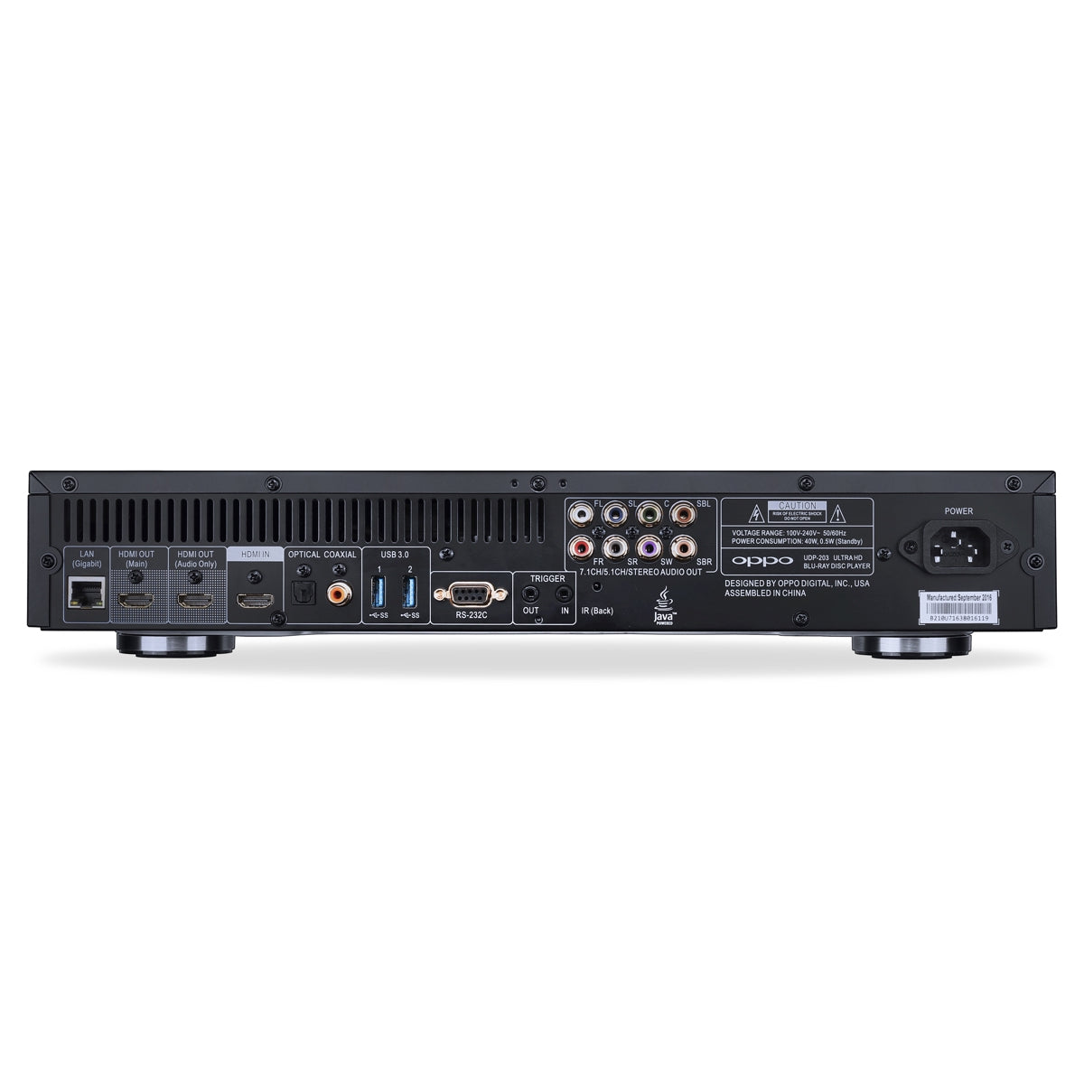 Oppo UDP 203 4k Ultra HD Blu-ray Disc Player - AVStore