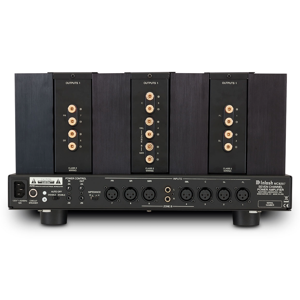 McIntosh Labs MC8207 - 7-Channel Solid State Amplifier - AVStore