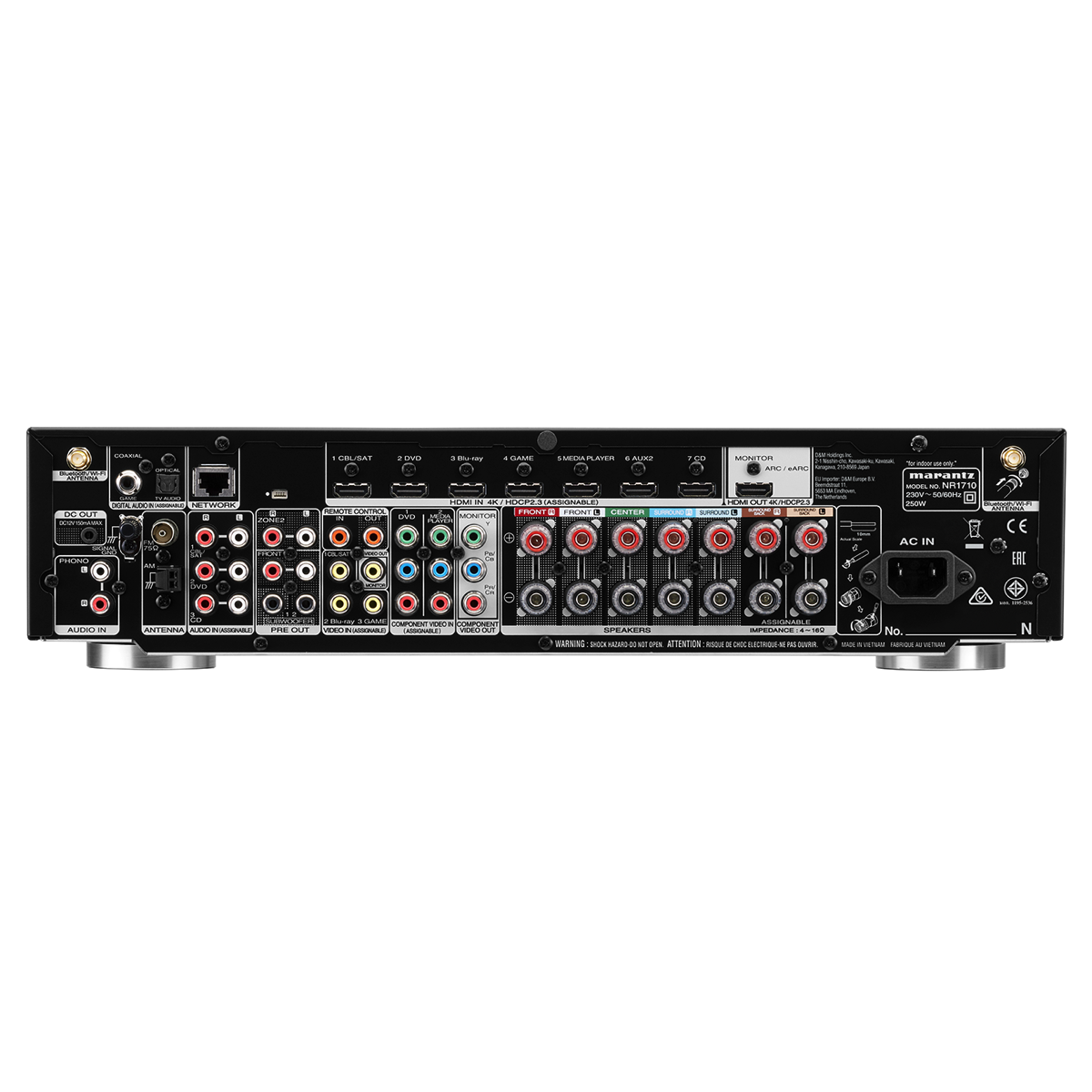 Marantz NR1710 - 7.2 Channel AV Receiver - AVStore