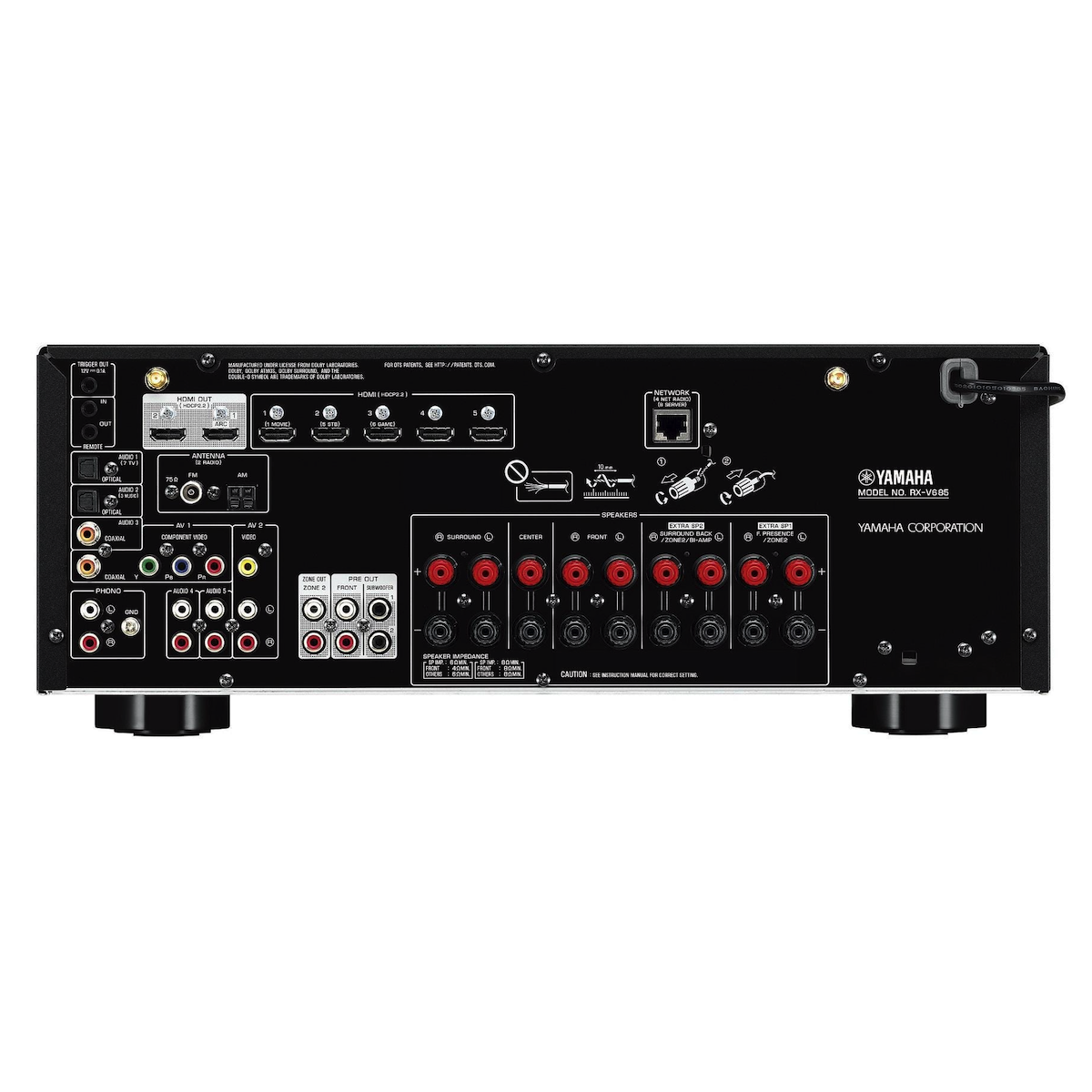 Yamaha RX-V685 - 7.2 Channel AV Receiver - AVStore