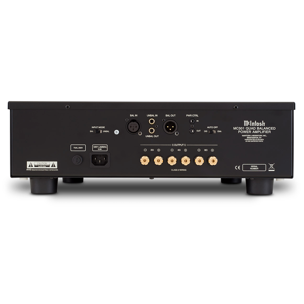 McIntosh Labs MC301 - 1 Channel Solid State Power Amplifier - Pair - AVStore