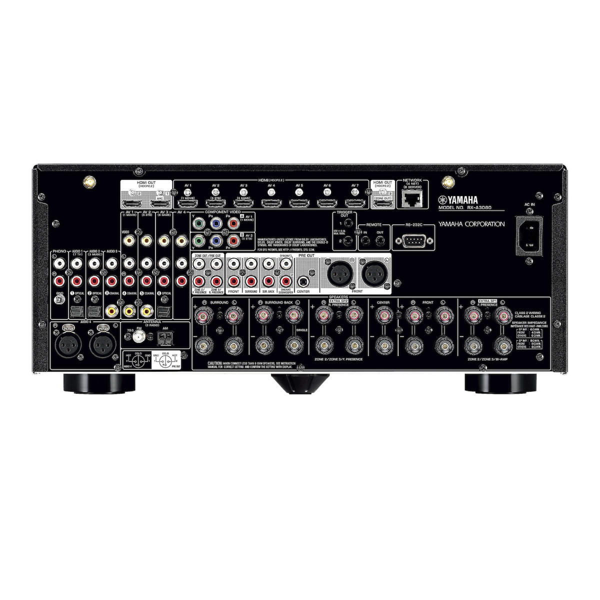 Yamaha RX-A3080 Aventage - 9.2 Channel AV Receiver - AVStore
