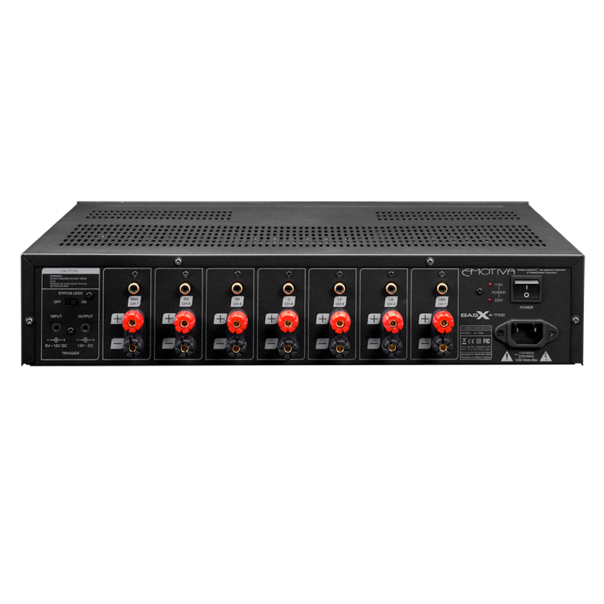 Emotiva A-700 - Seven Channel Power Amplifier - AVStore