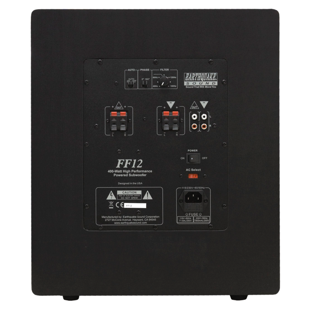 Earthquake FF12 - Subwoofer - AVStore
