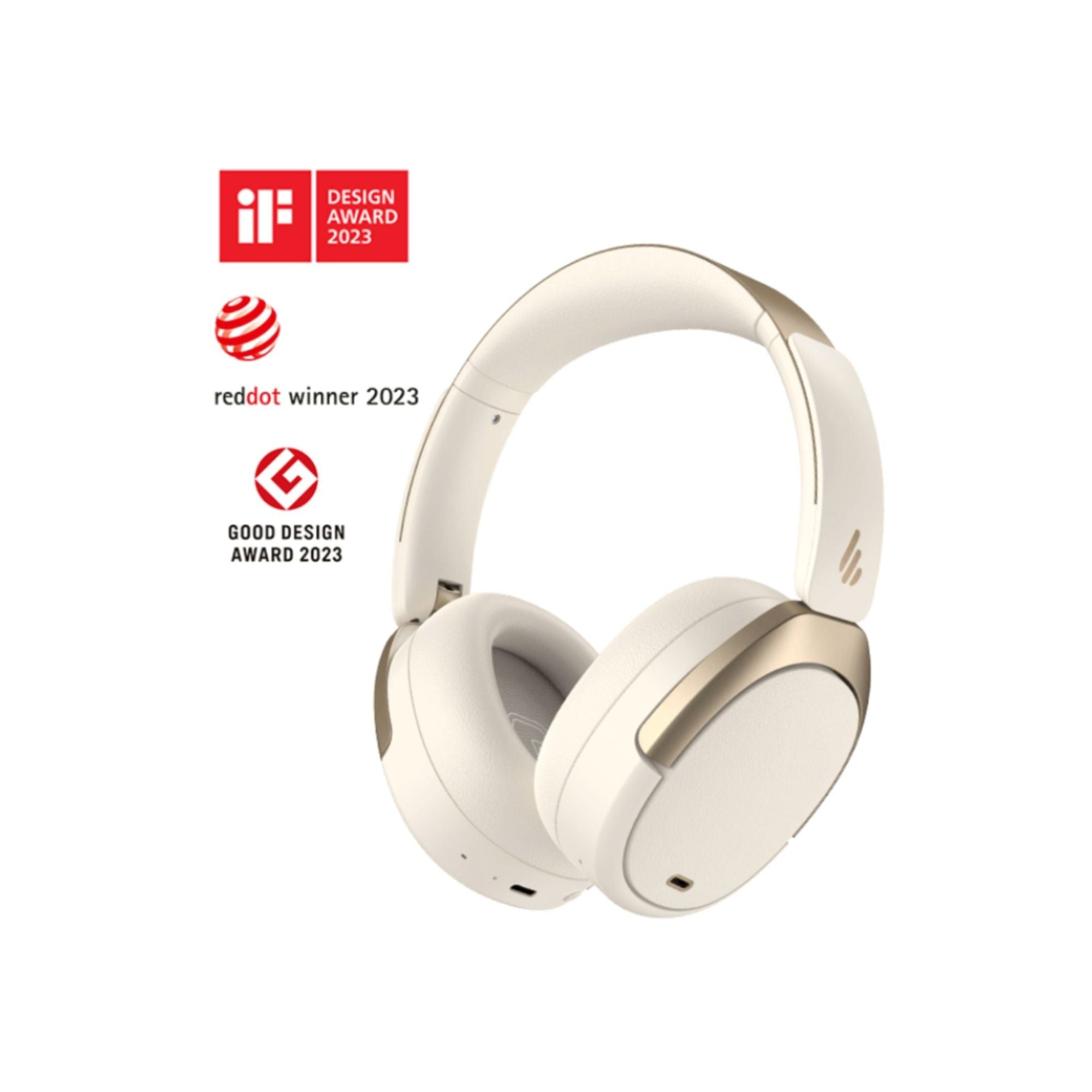 Edifier WH950NB wireless headphones, ANC WH950NB ivory