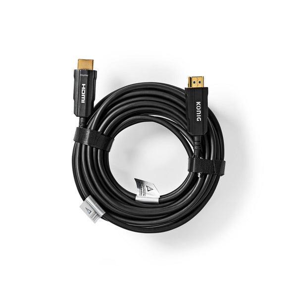 Konig 8K HDMI 2.1 AOC Cable 10 Meter (KN35000BK100), Konig, HDMI Cable - AVStore.in