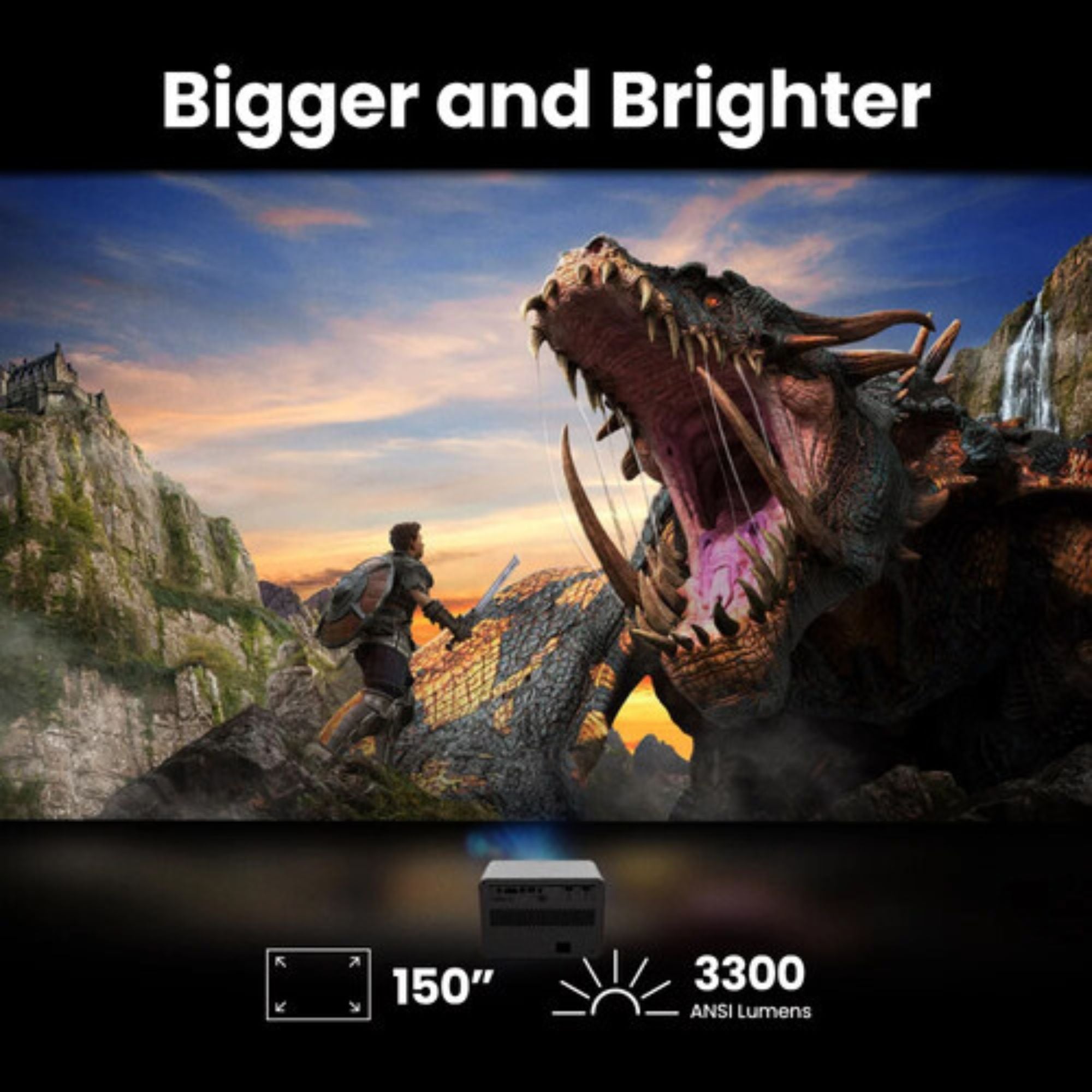 BenQ X3100i 3300-Lumen XPR UHD 4K 4LED DLP Smart Console Gaming Projector, Benq, Projector - AVStore.in