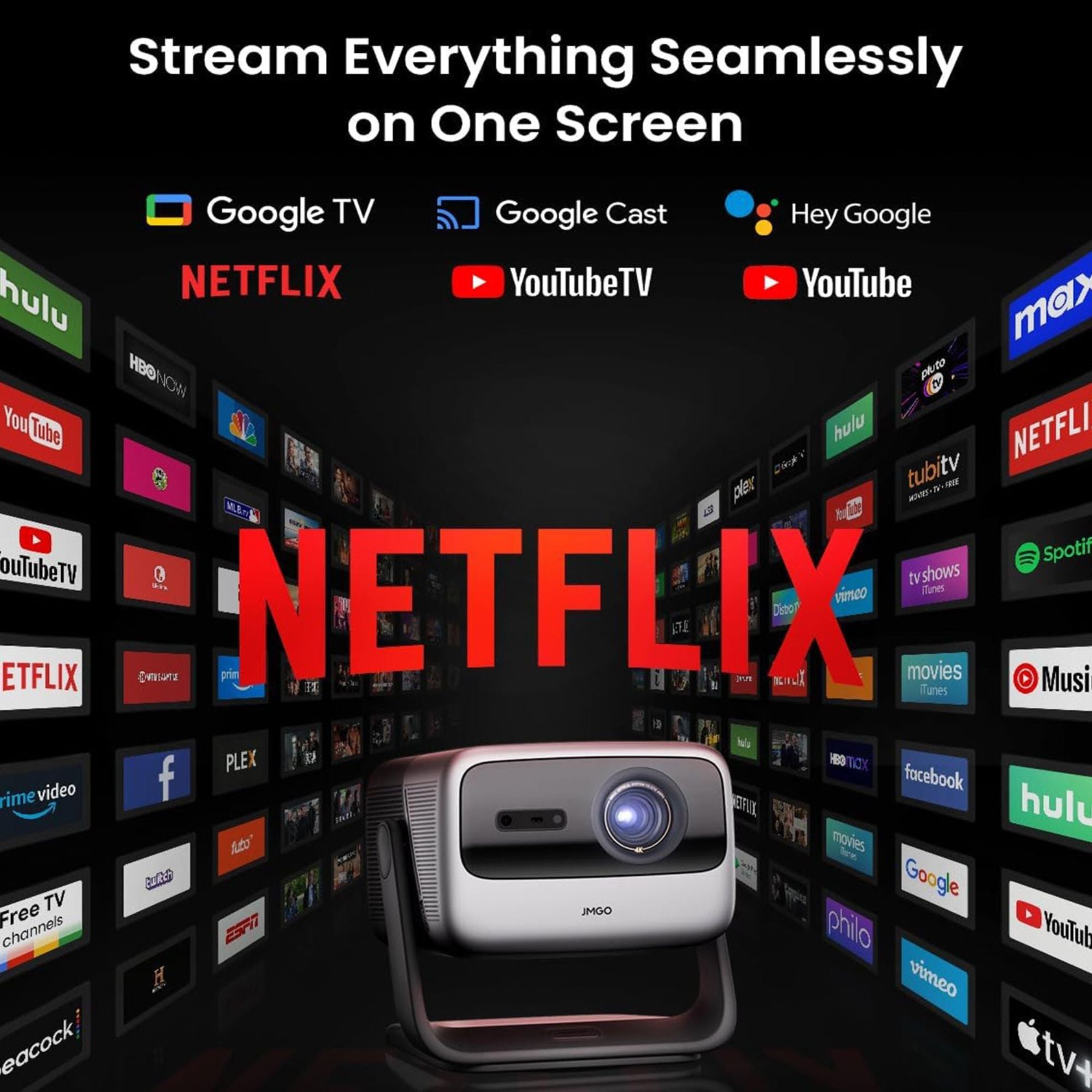 JMGO N1S Ultimate - 4k Triple Laser Projector, JMGO, Projector - AVStore.in