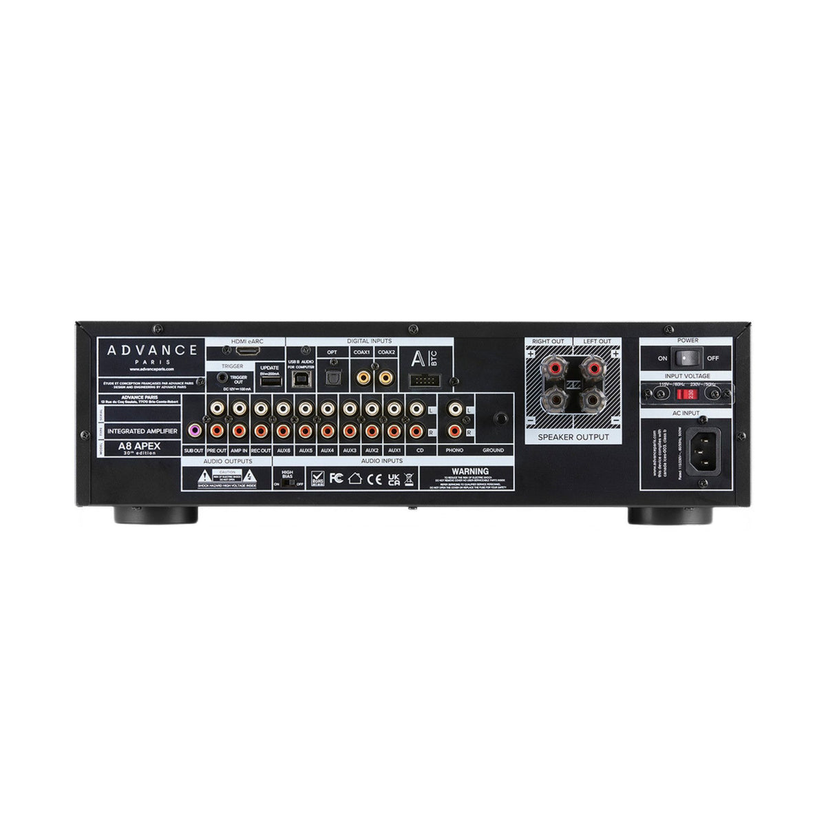 Advance Paris A8 APEX Integrated Hybrid Tube Amplifier