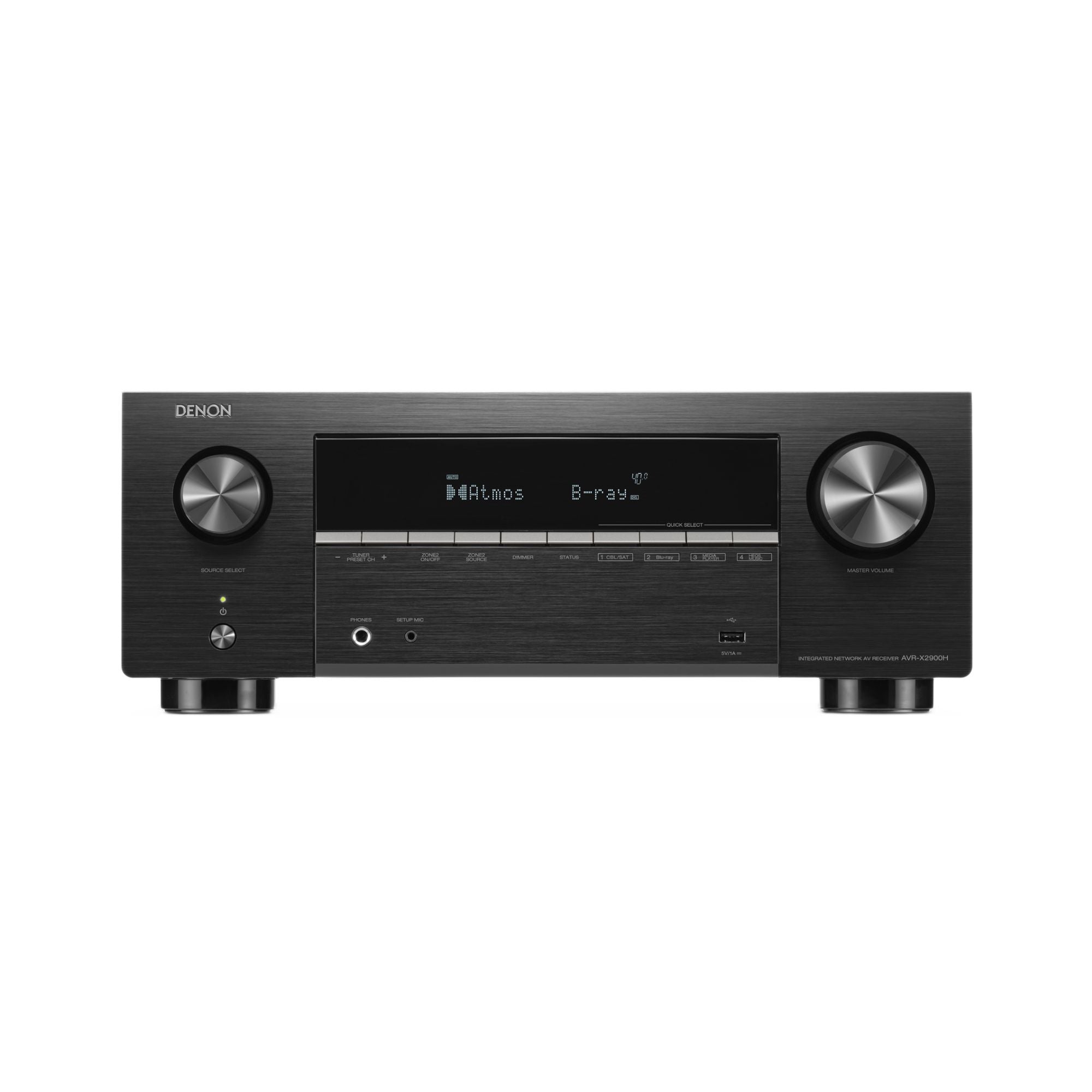 Denon AVR-X2900H 7.2 Channel 4K/8K Dolby Atmos AV Receiver