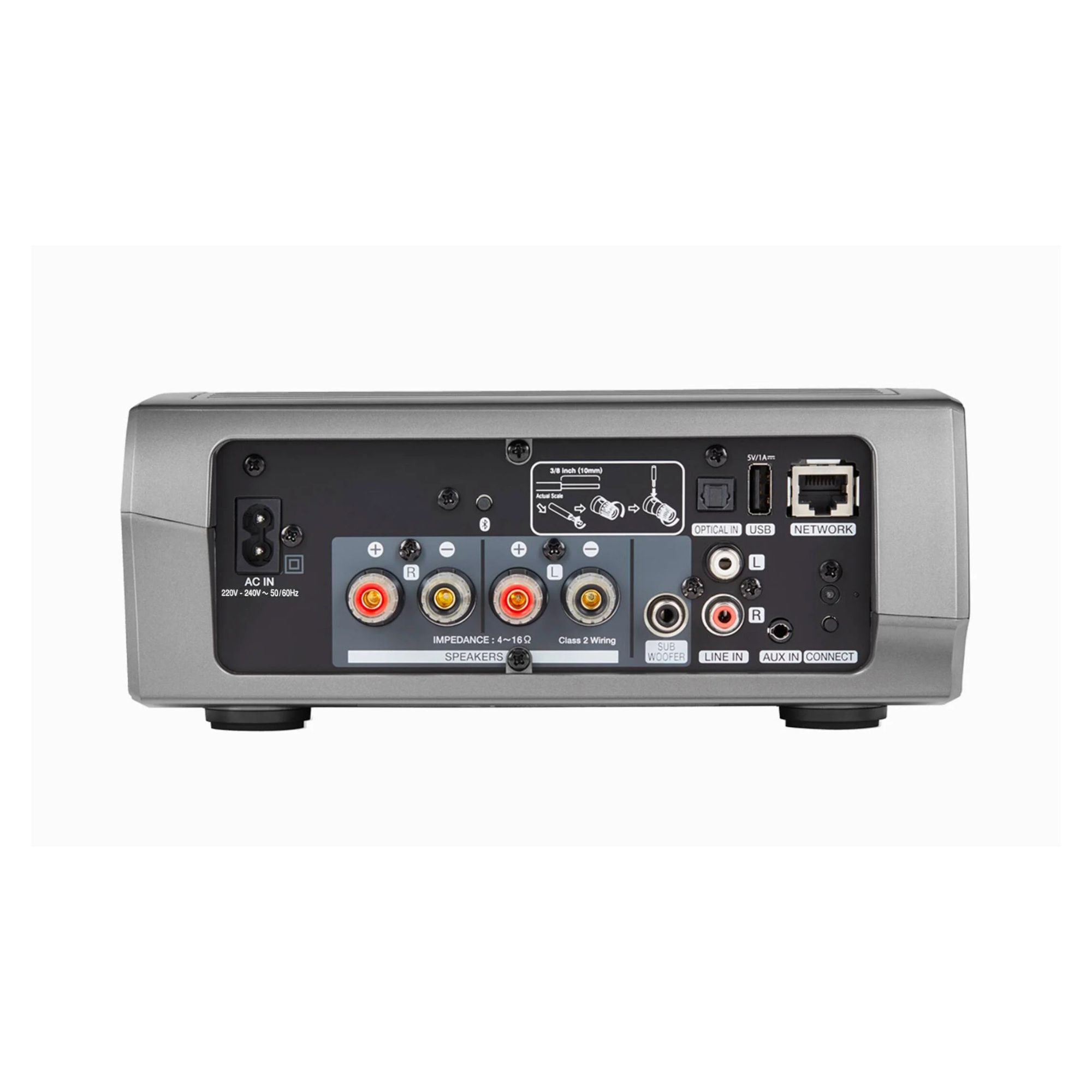 Denon HEOS Amplifier HS2 - 2 Ch. 100W Amplifier with HEOS® Built-in