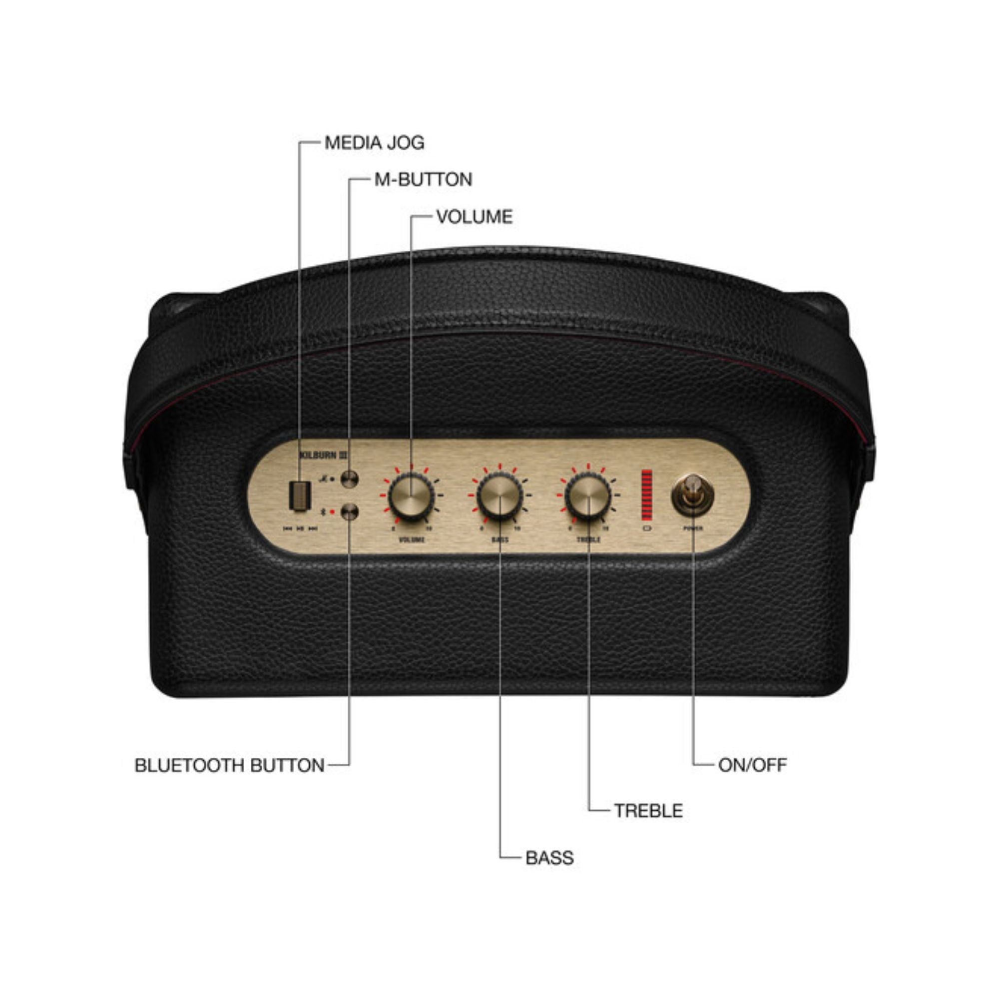 Marshall Kilburn III Portable Bluetooth Speaker