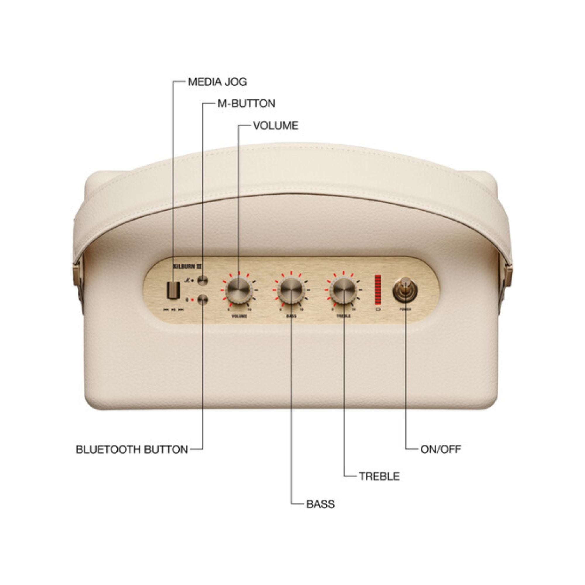 Marshall Kilburn III Portable Bluetooth Speaker