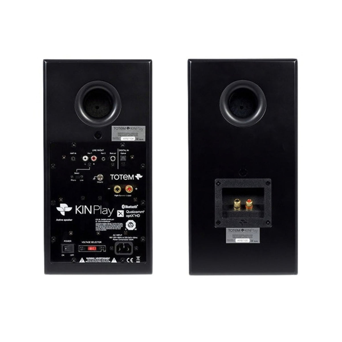 Totem Acoustic KIN PLAY Bluetooth Powered Bookshelf Speaker - Pair