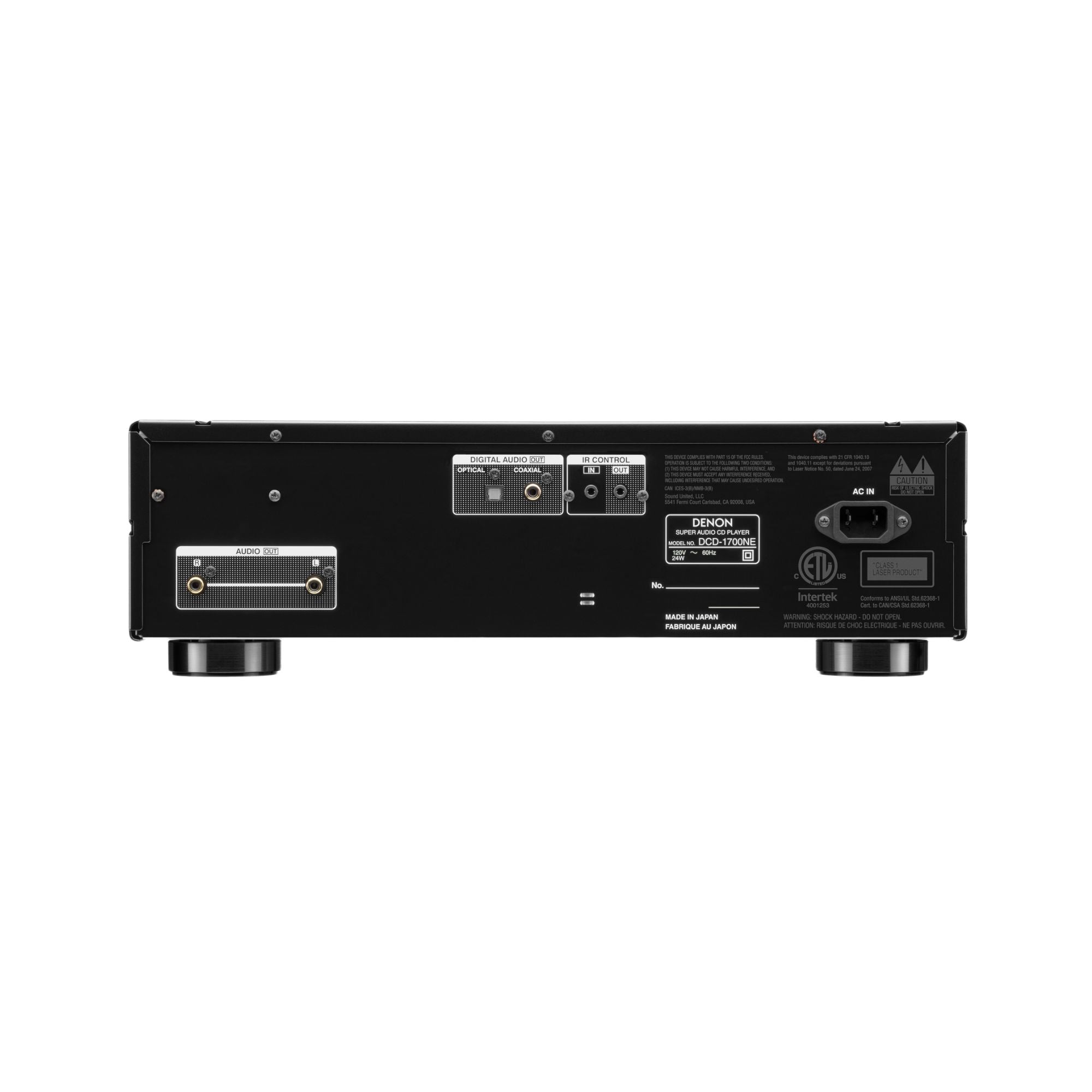 Denon DCD-1700NE CD/SACD Player