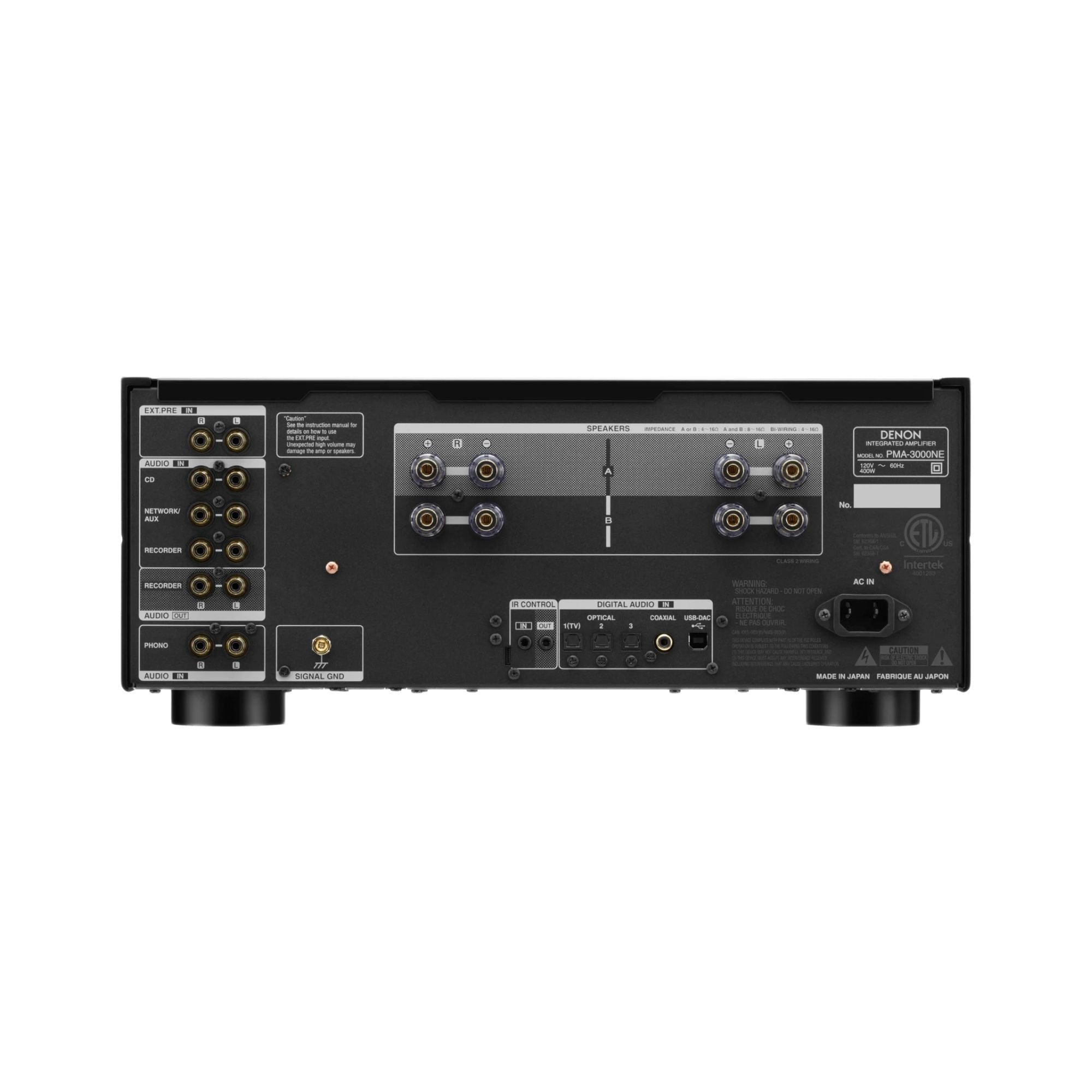 Denon PMA-3000NE 2 Ch. 80W Integrated Amplifier with MM/MC phono stage, Denon, Integrated Amplifier - AVStore.in