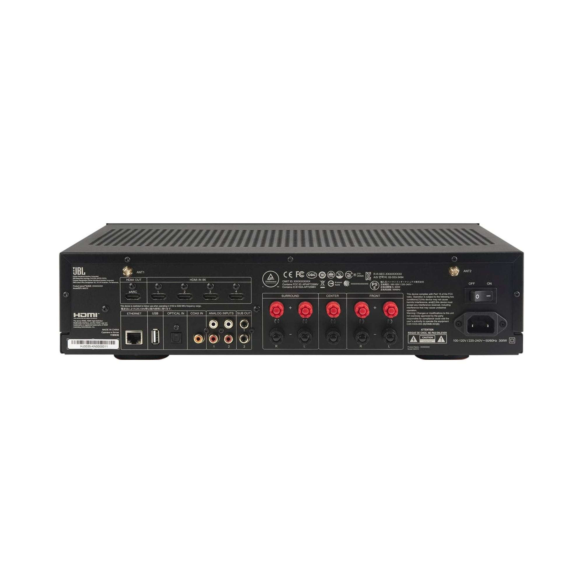 JBL MA510 - 5.2-channel home theater receiver