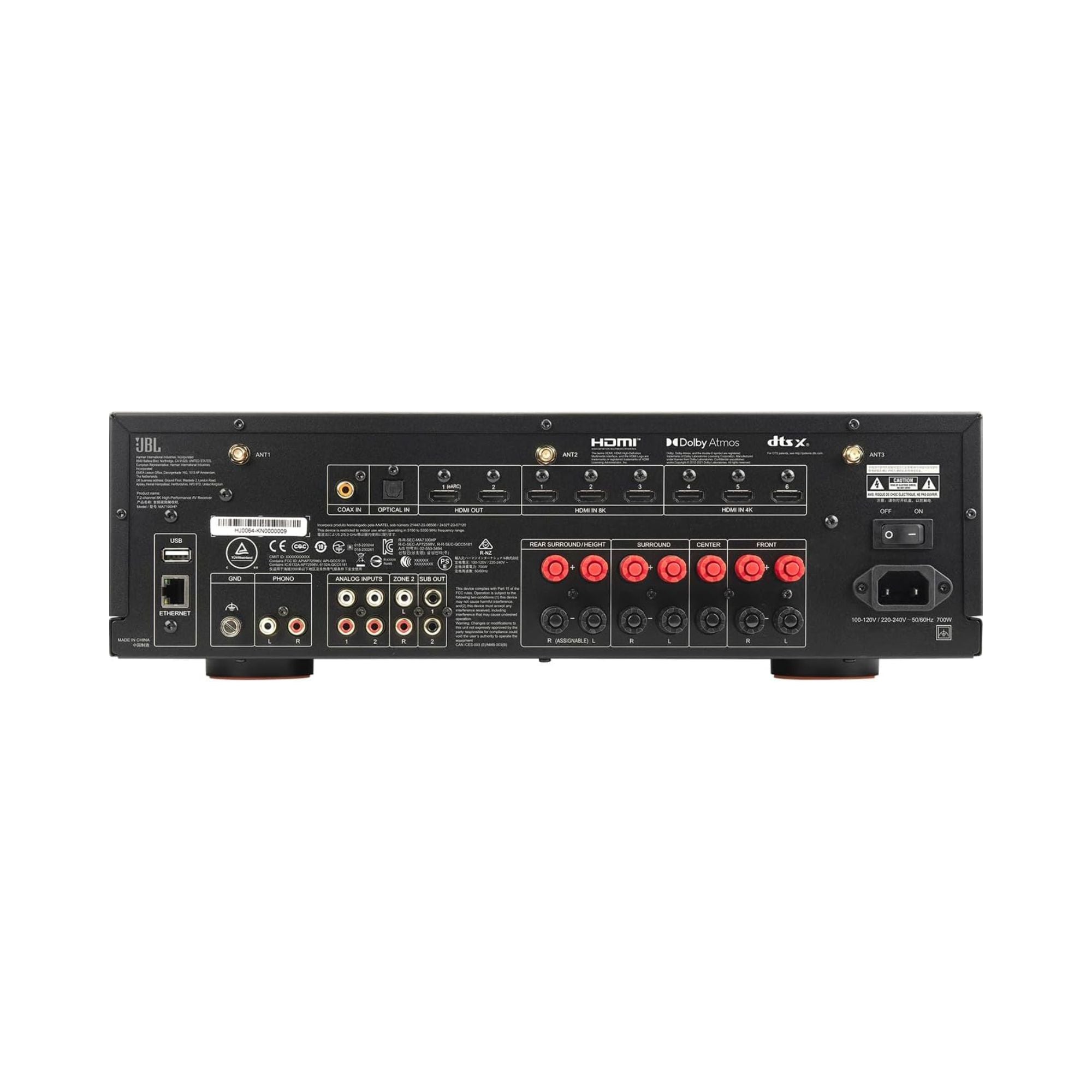 JBL MA7100HP - 7.2 Channel 8K AV Receiver