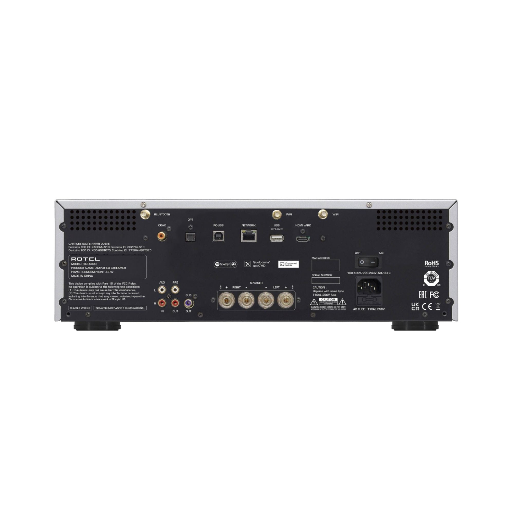 Rotel RAS-5000 Integrated Streaming Amplifier, Rotel, Power Amplifier - AVStore.in