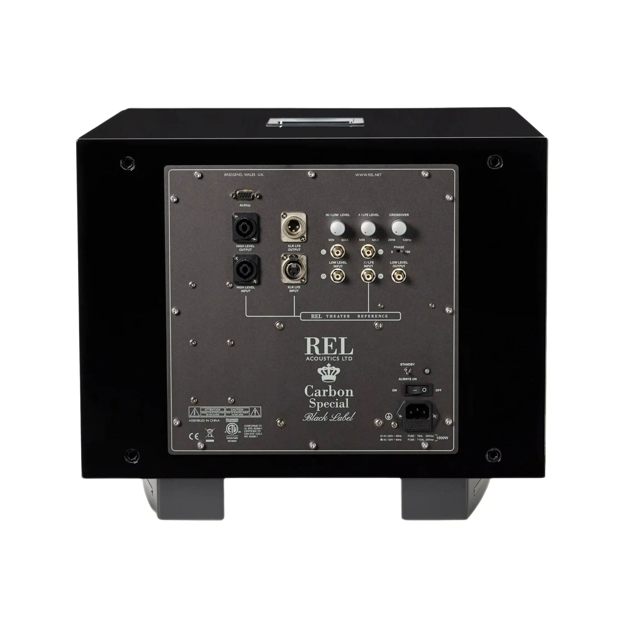 REL Acoustics Carbon Special Black Label 12inch Powered Subwoofer