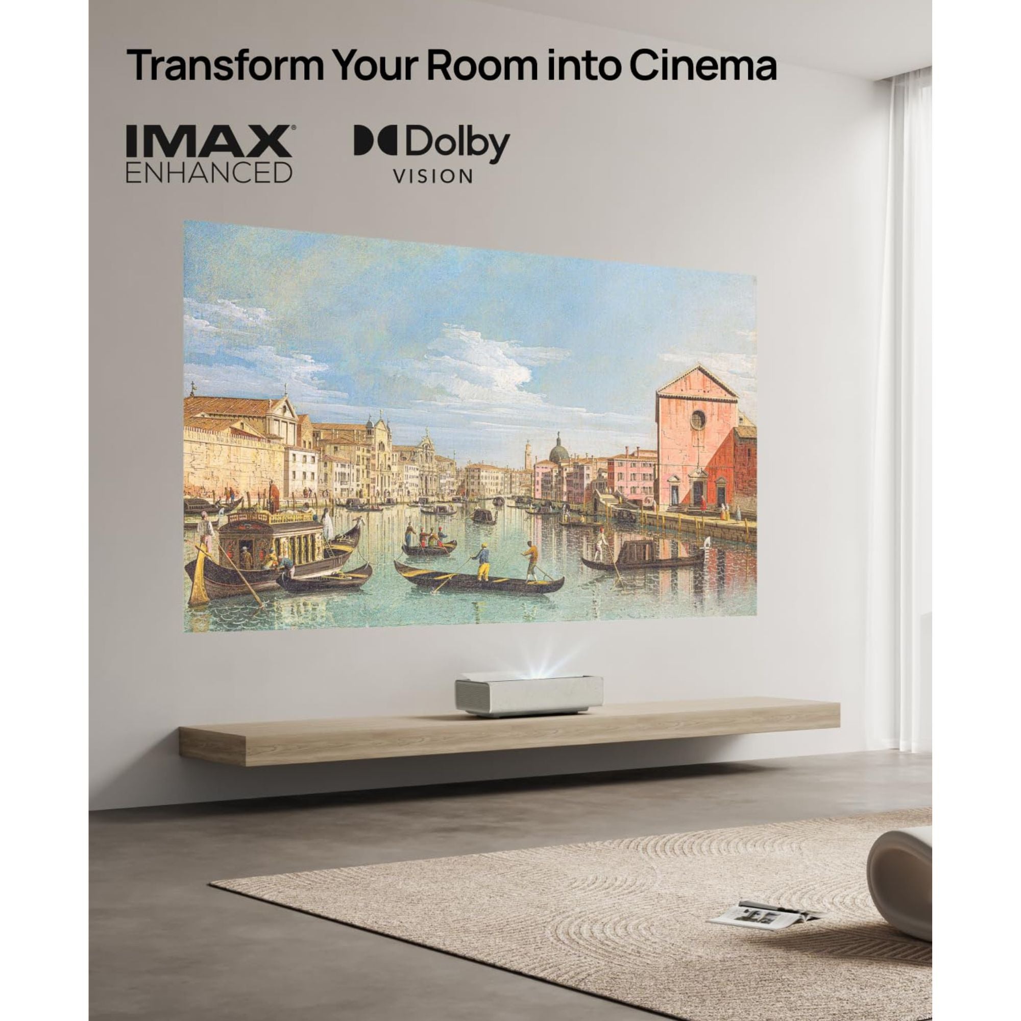 XGIMI Aura 2 - 4K UHD Ultra Short Throw Laser Projector