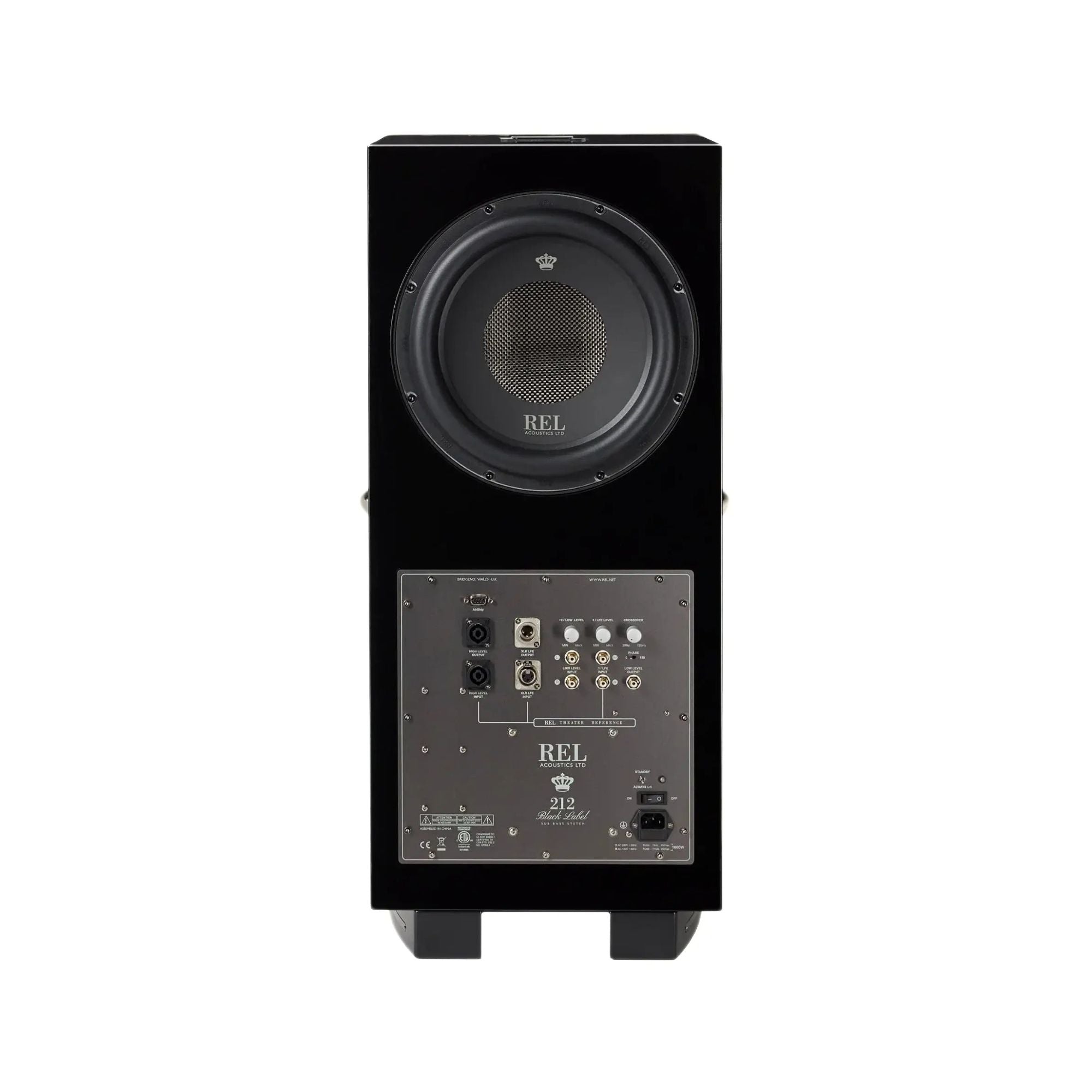 REL Acoustics 212 Black Label Dual 12inch Powered Subwoofer