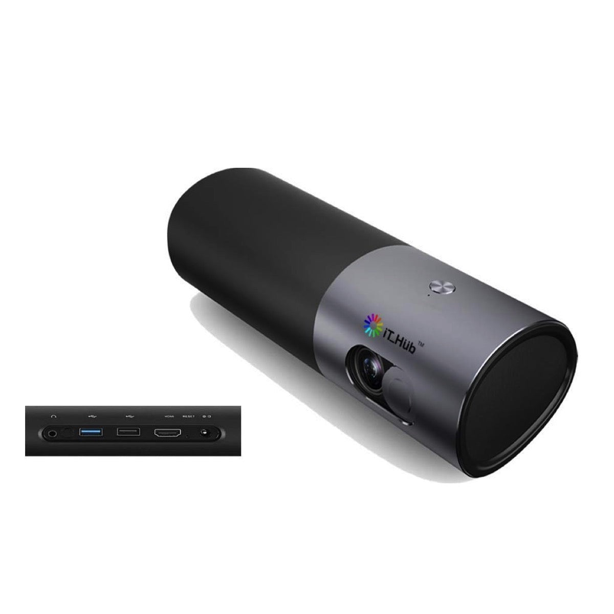 iT Hub Smart Home Pro P5 Projector - Black and Silver - AVStore