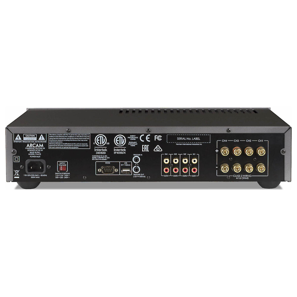 Arcam PA410- 4 Channel Power Amplifier - AVStore