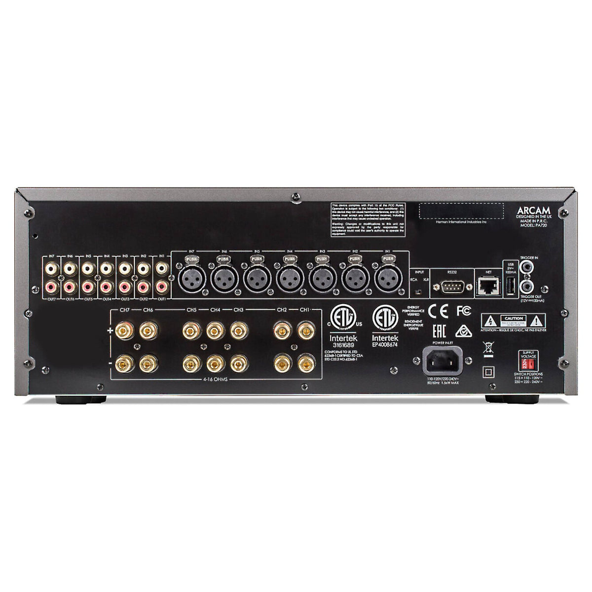 Arcam PA720 - 7 Channel Class G Power Amplifier - AVStore