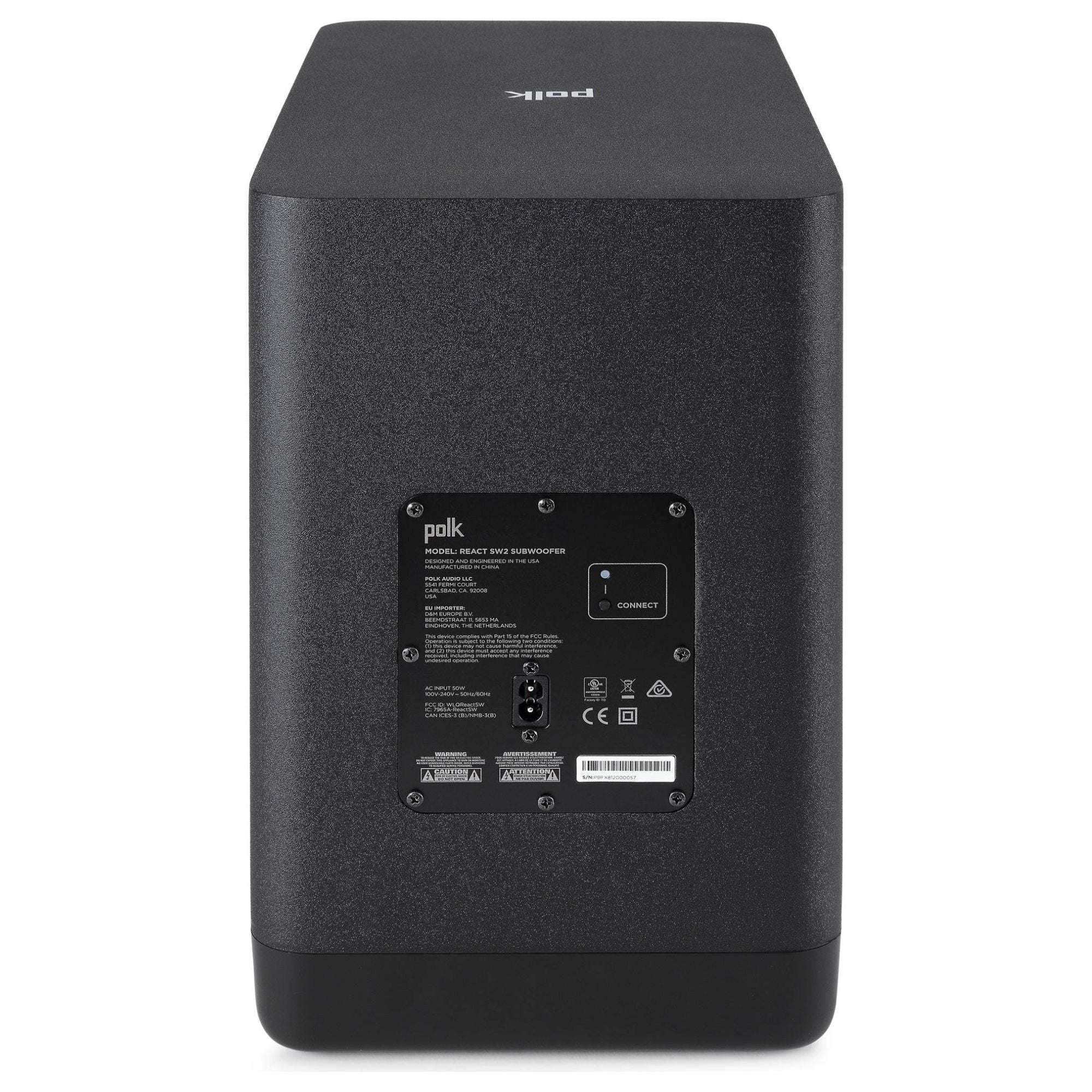 Polk Audio React Subwoofer, Polk Audio, Subwoofer - AVStore.in