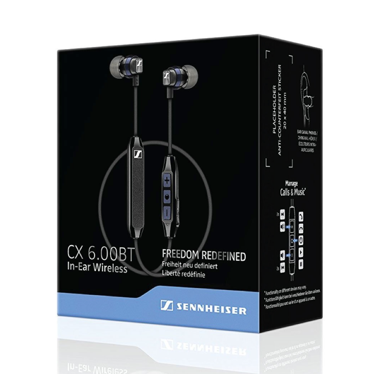 Sennheiser CX 6.00BT - Wireless Earphone - AVStore