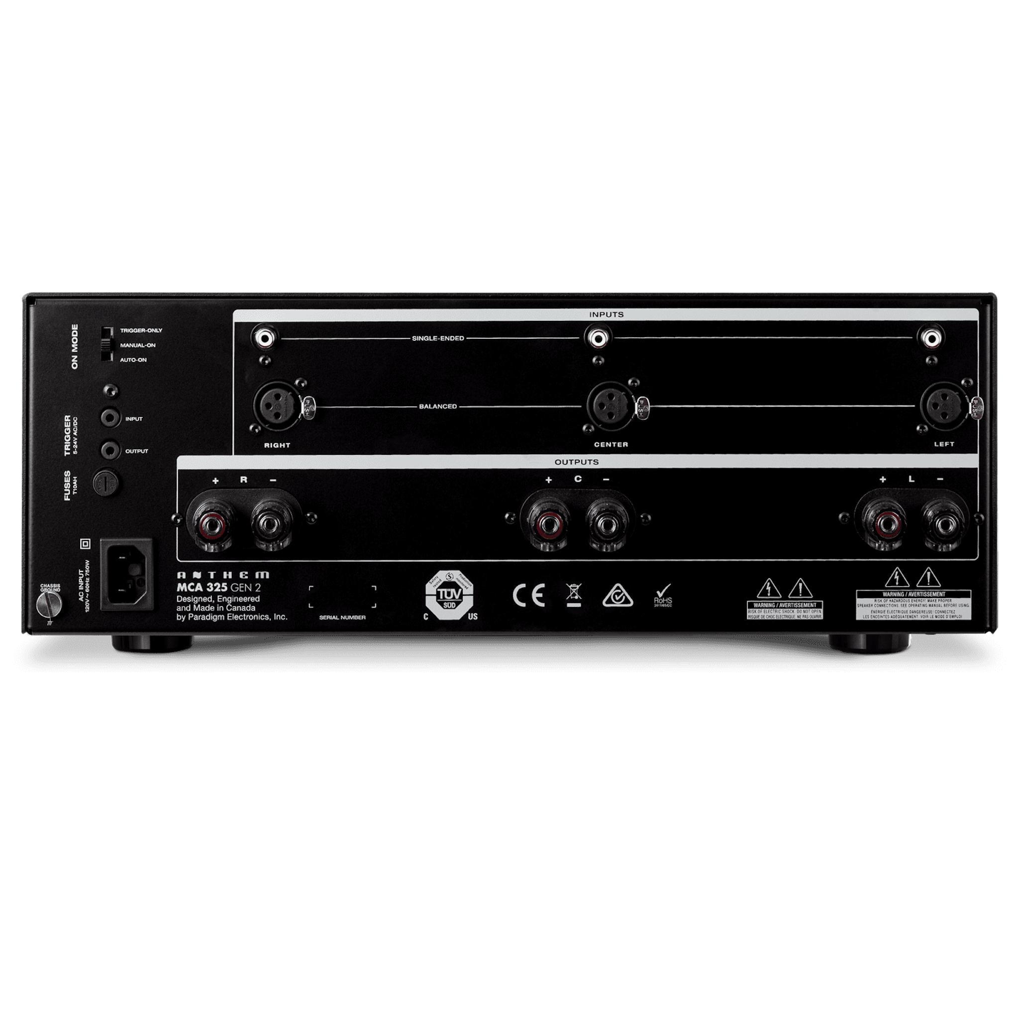 Anthem AV MCA 325 GEN 2 - Power Amplifier - AVStore