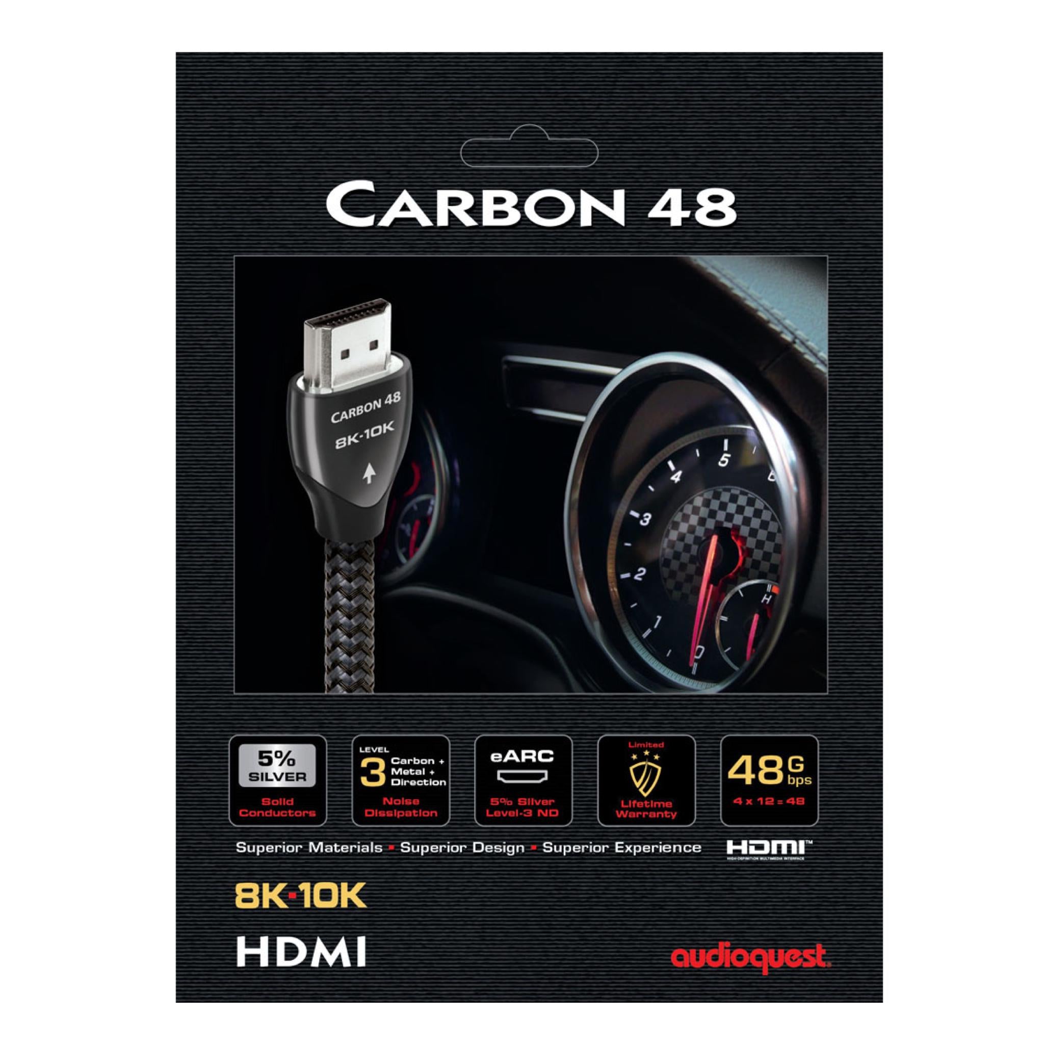 AudioQuest 8K HDMI Cable - Carbon 48 - AVStore