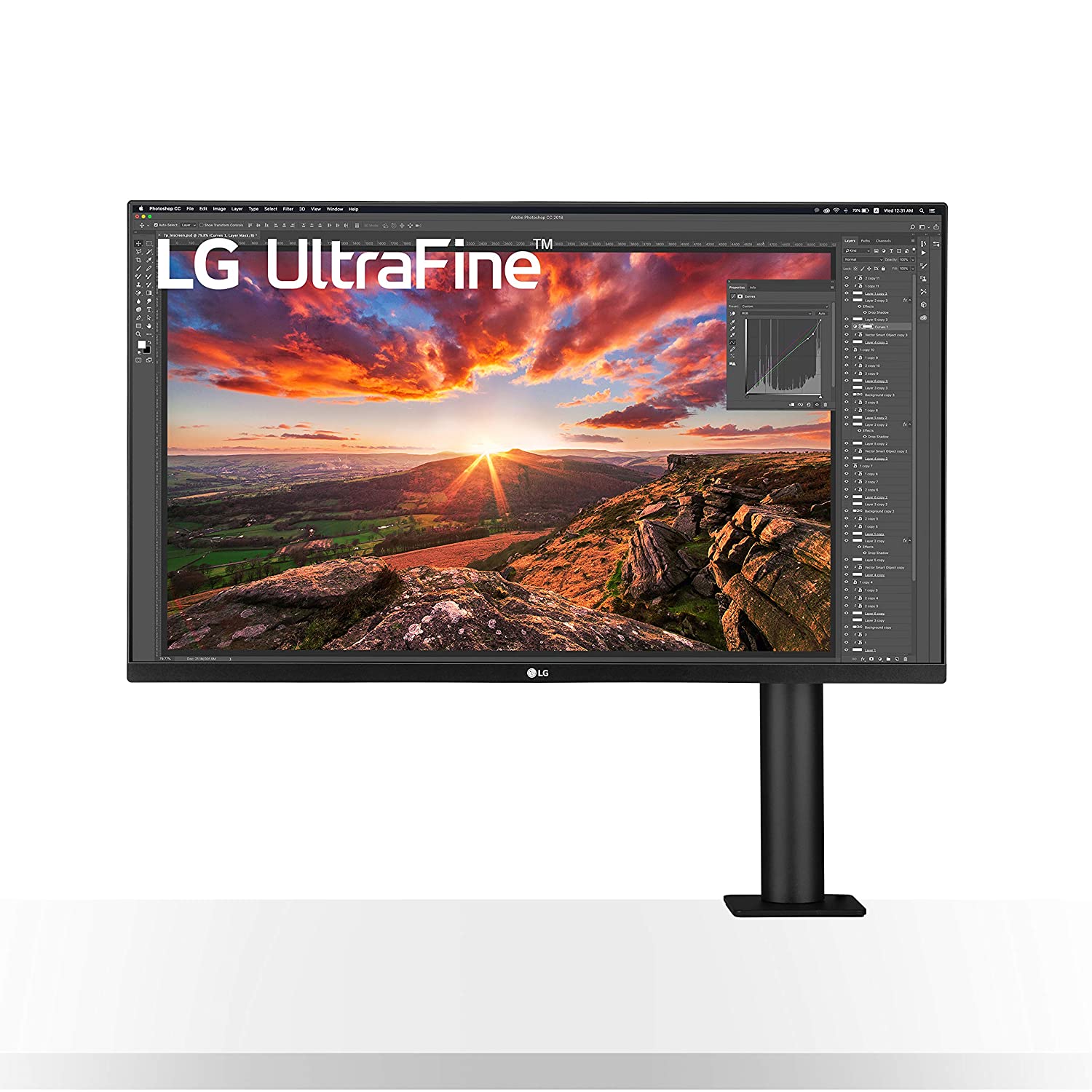 LG 32UN880-B - 31.5" UltraFine™ Display Ergo 4K HDR10 Monitor - AVStore