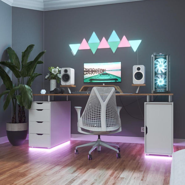 NANOLEAF LIGHT PANELS トライアングル　スマーターキット Nanoleaf Shapes Triangle Starter Kit - 9 Light Panels
